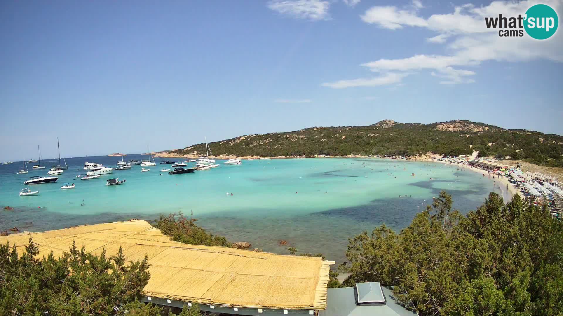 Webcam en direct de la plage de Pevero Arzachena – Sardaigne – Italie