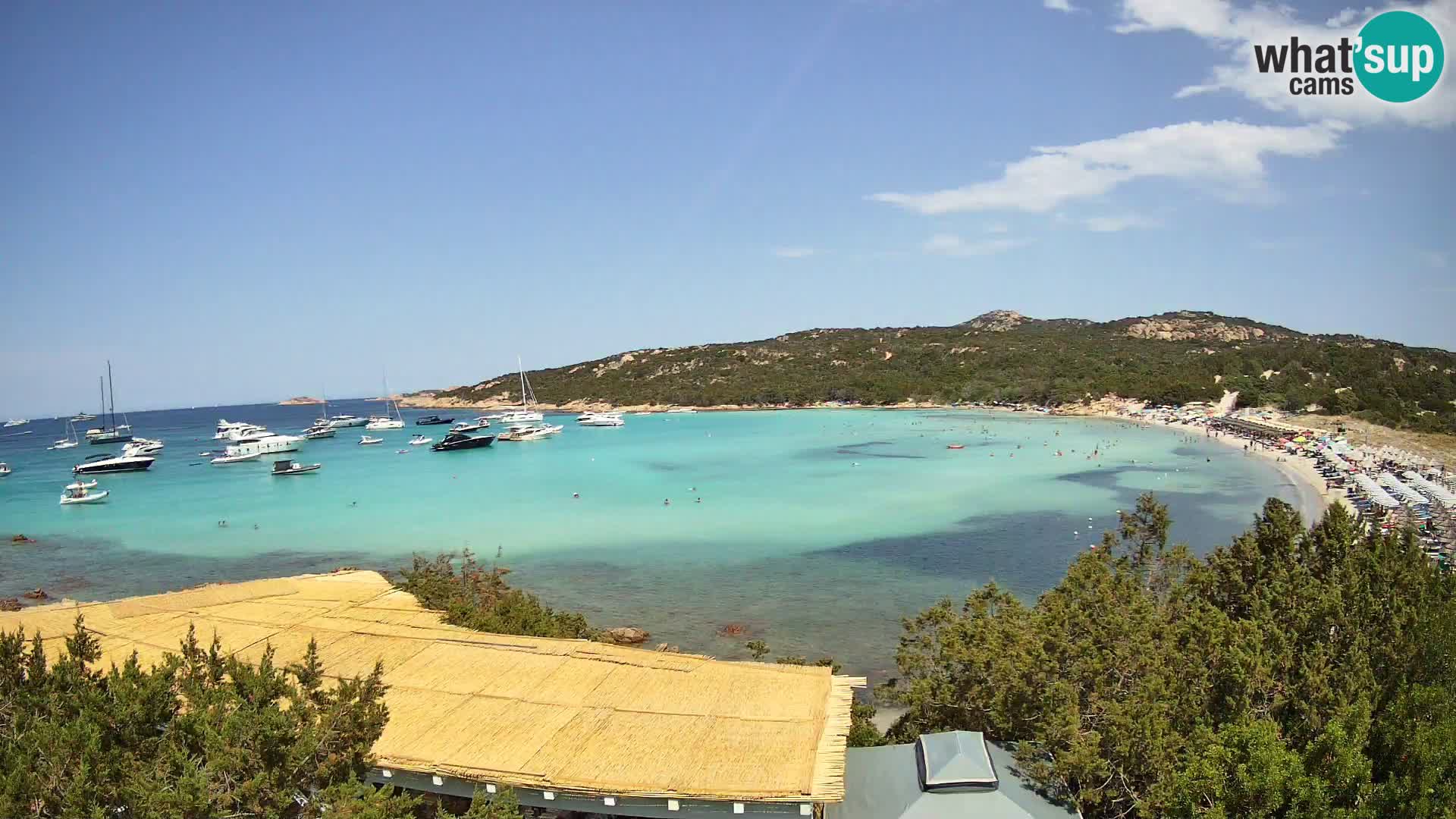 Webcam en direct de la plage de Pevero Arzachena – Sardaigne – Italie