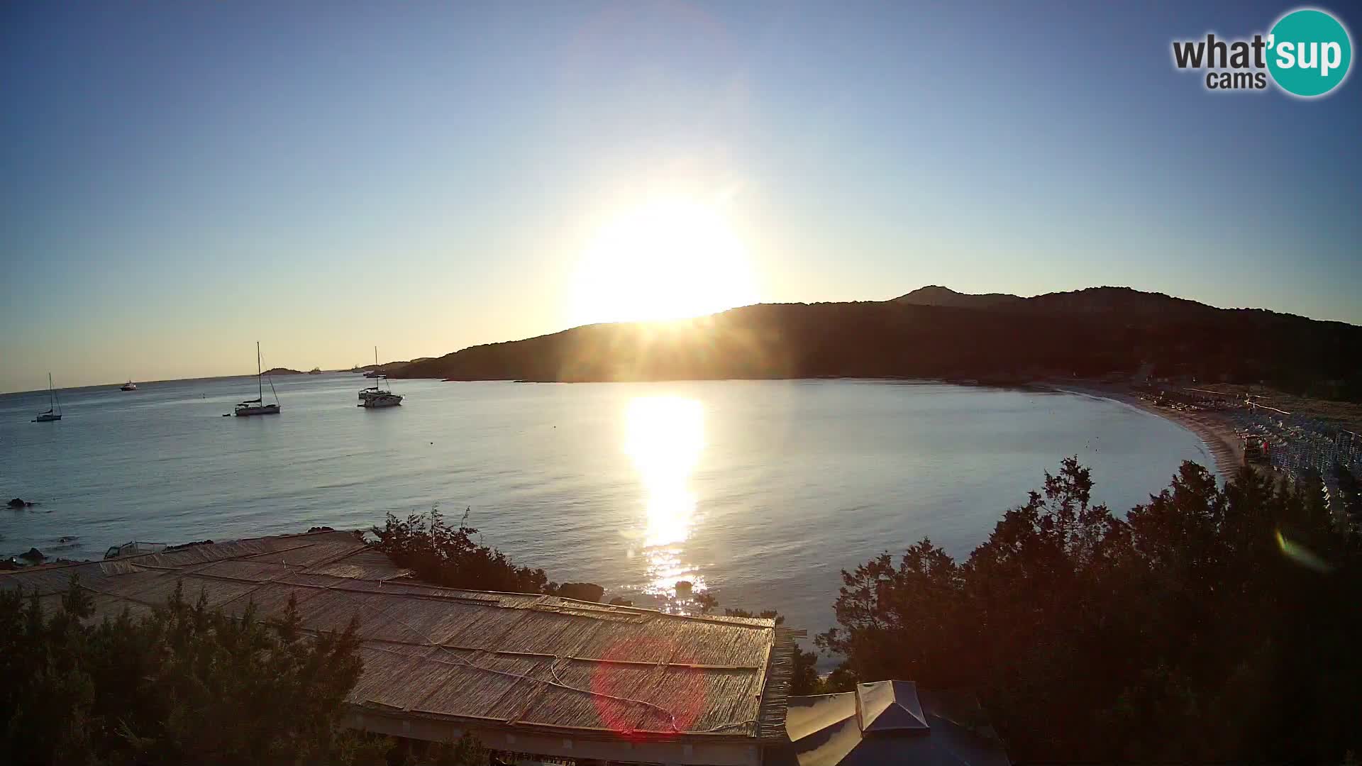 Spletna kamera na plaži Pevero v živo Arzachena – Sardinija – Italija