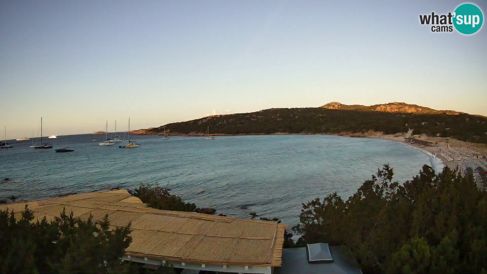 Webcam en direct de la plage de Pevero Arzachena – Sardaigne – Italie