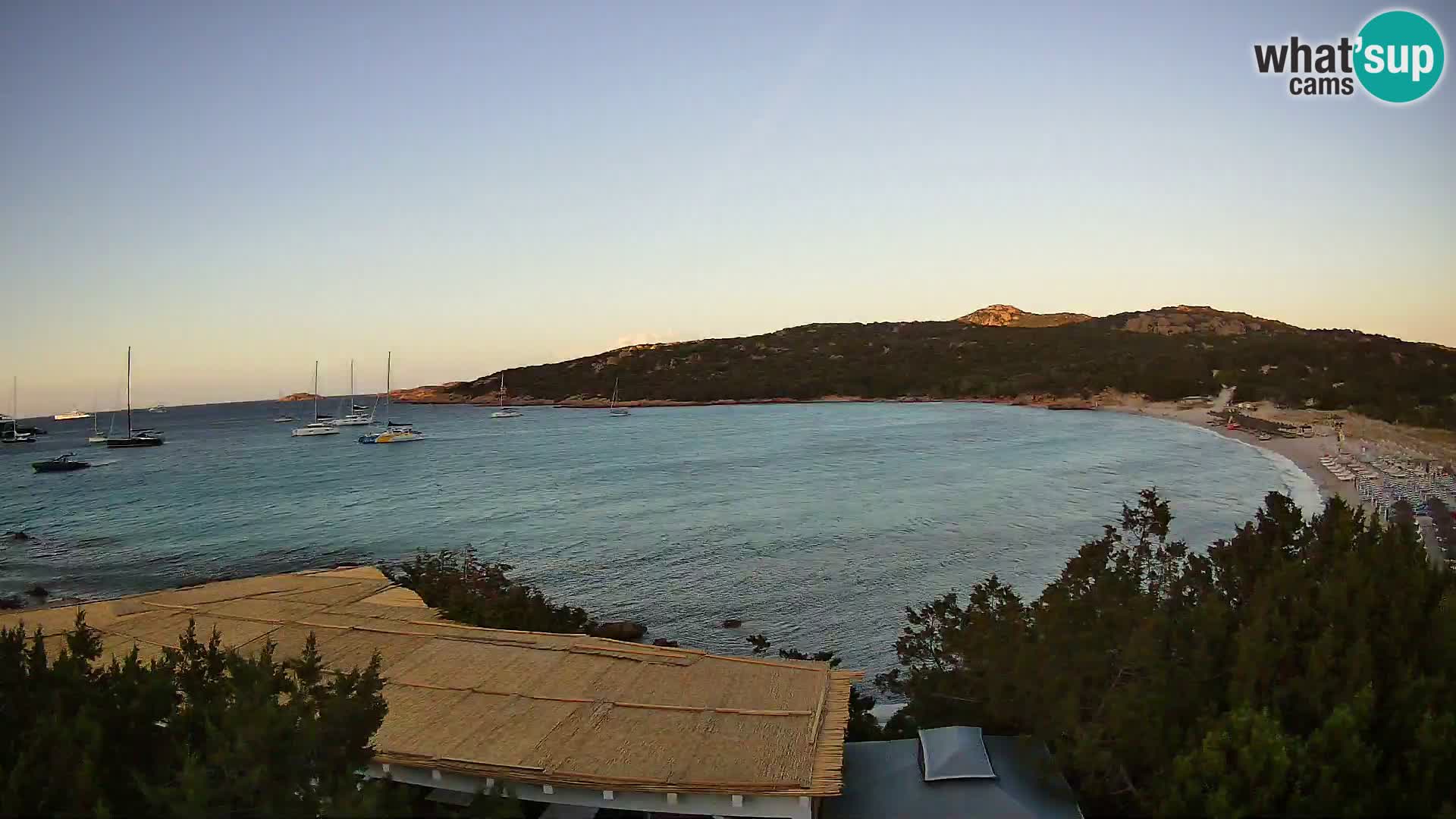 Webcam en direct de la plage de Pevero Arzachena – Sardaigne – Italie
