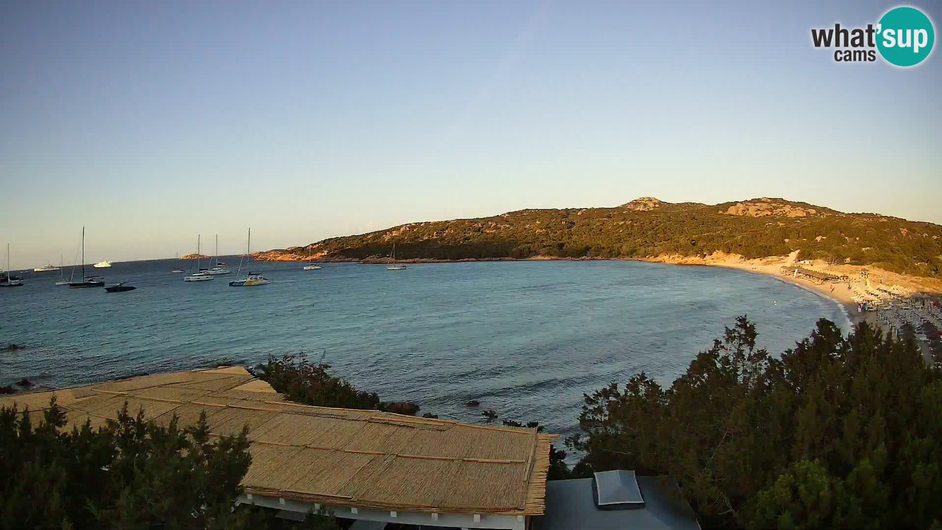 Webcam en direct de la plage de Pevero Arzachena – Sardaigne – Italie