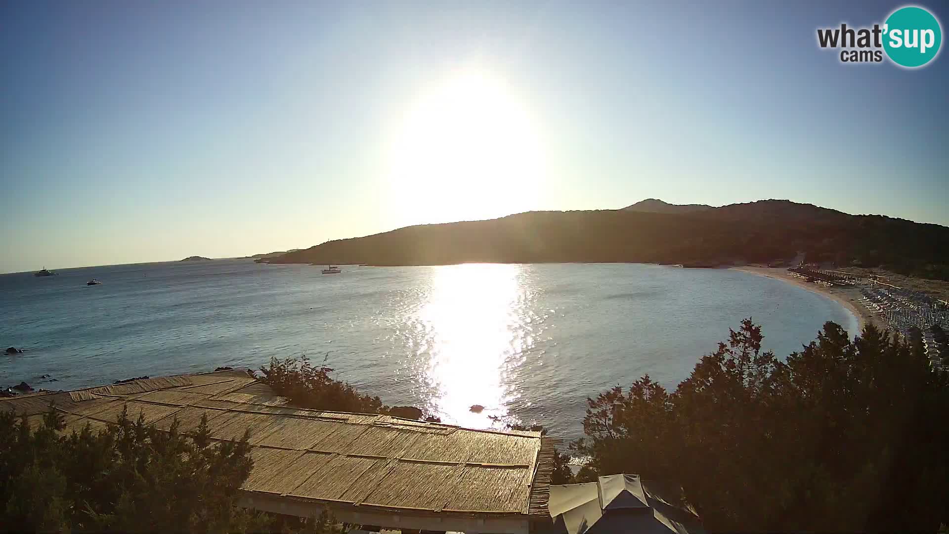 Spletna kamera na plaži Pevero v živo Arzachena – Sardinija – Italija