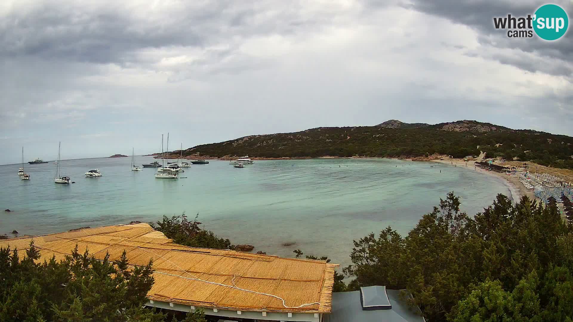 Webcam en direct de la plage de Pevero Arzachena – Sardaigne – Italie