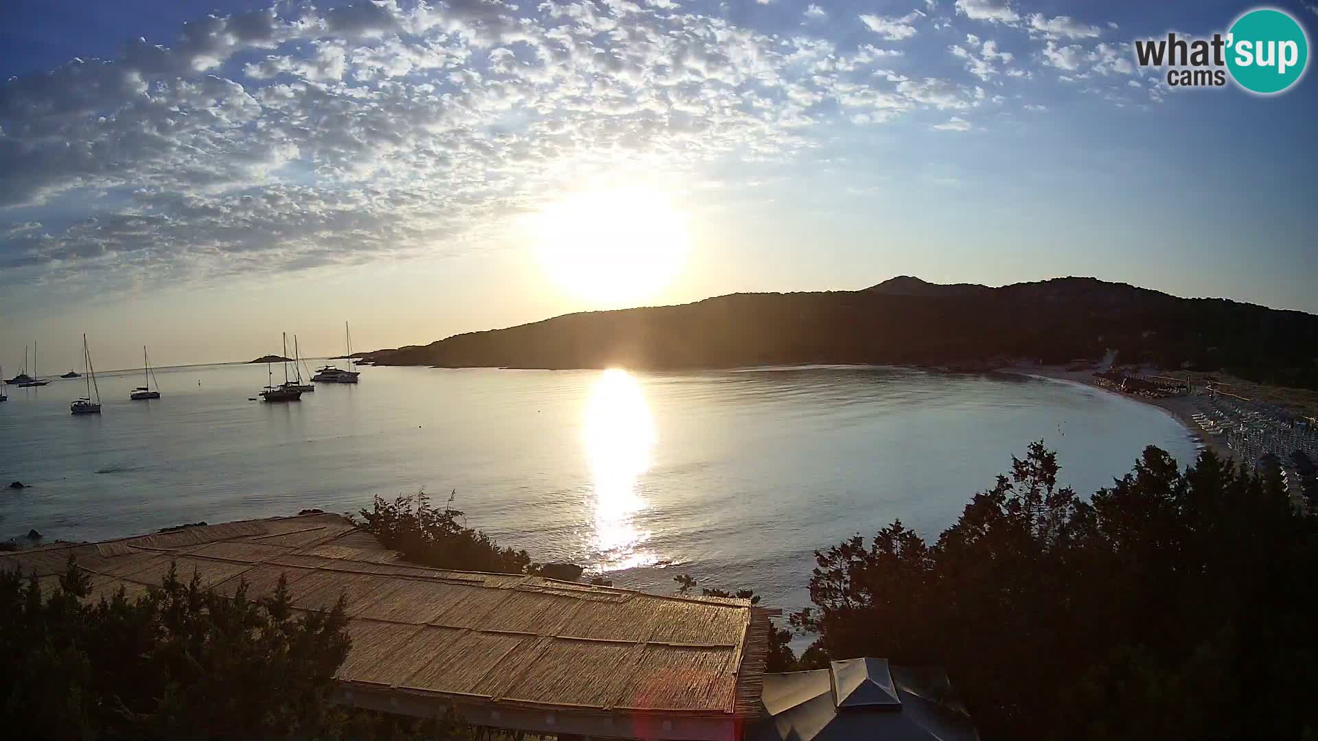 Spletna kamera na plaži Pevero v živo Arzachena – Sardinija – Italija