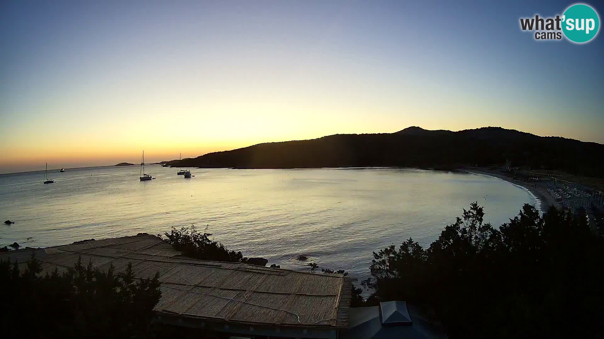 Webcam en direct de la plage de Pevero Arzachena – Sardaigne – Italie