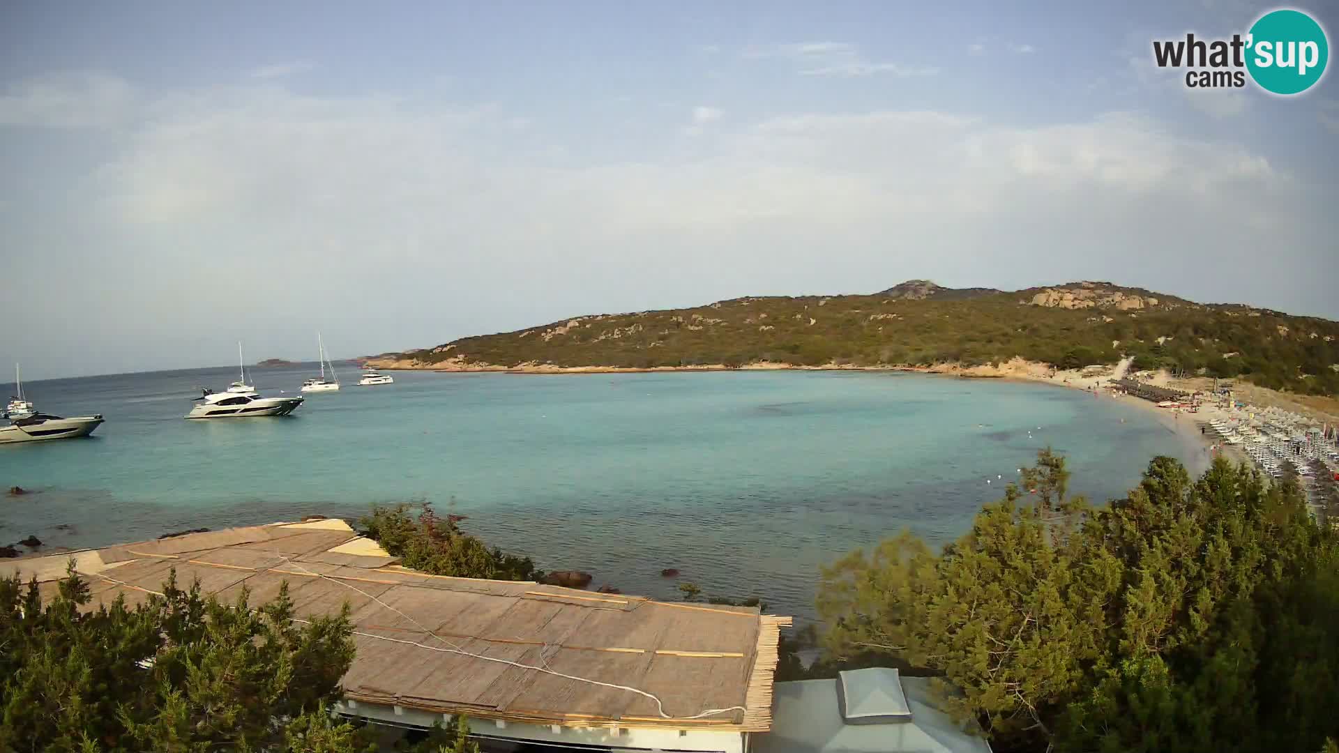 Webcam en direct de la plage de Pevero Arzachena – Sardaigne – Italie