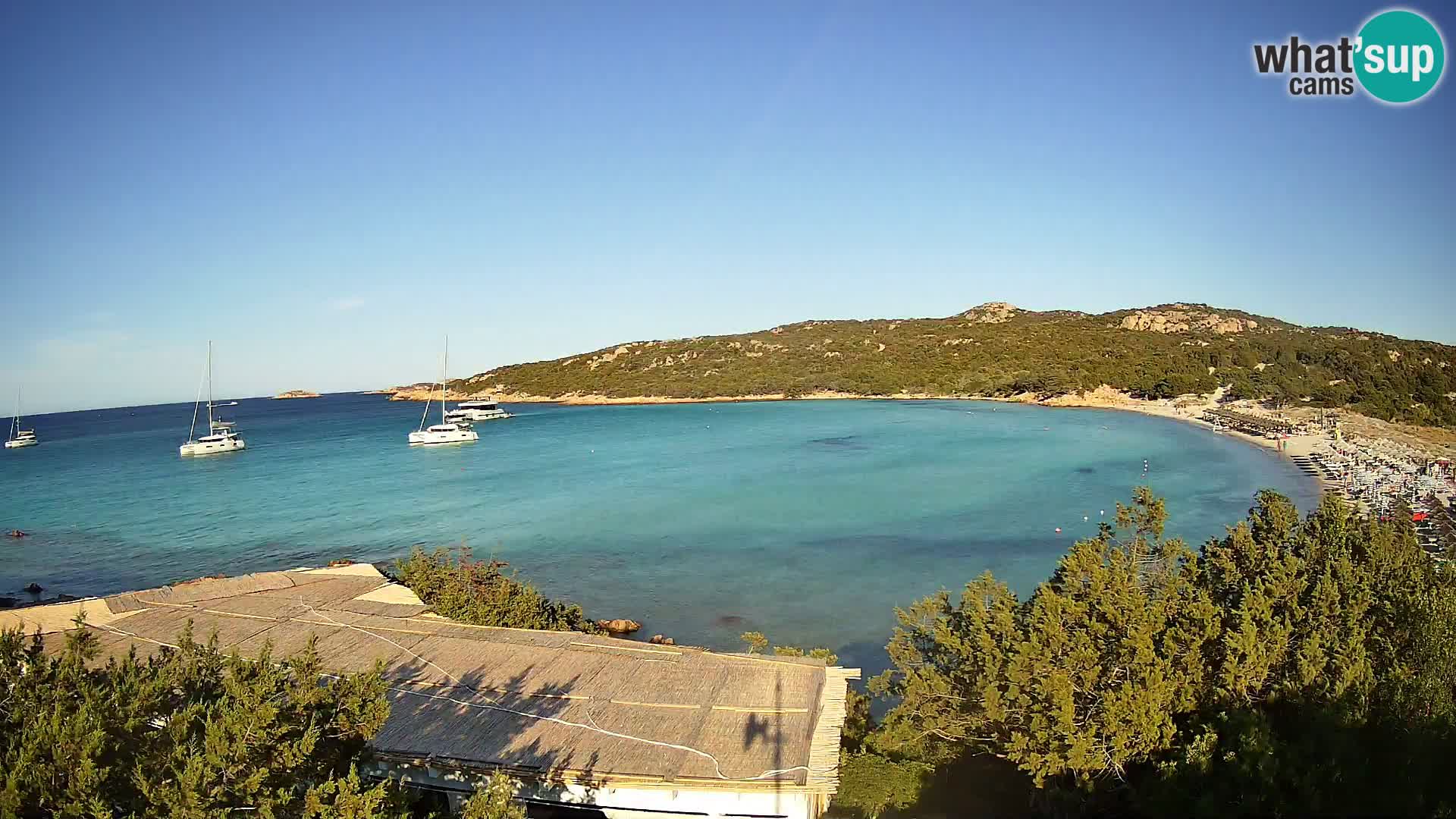 Spletna kamera na plaži Pevero v živo Arzachena – Sardinija – Italija