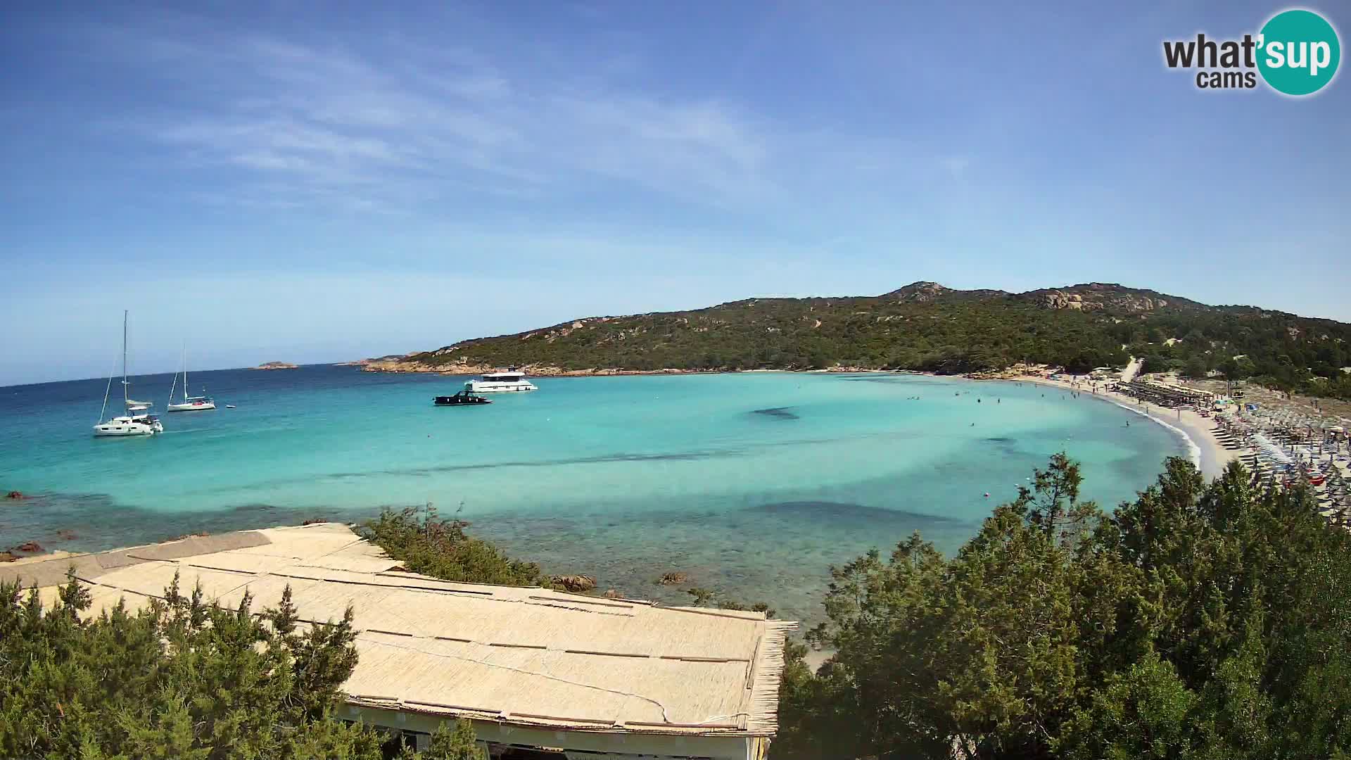 Webcam en direct de la plage de Pevero Arzachena – Sardaigne – Italie