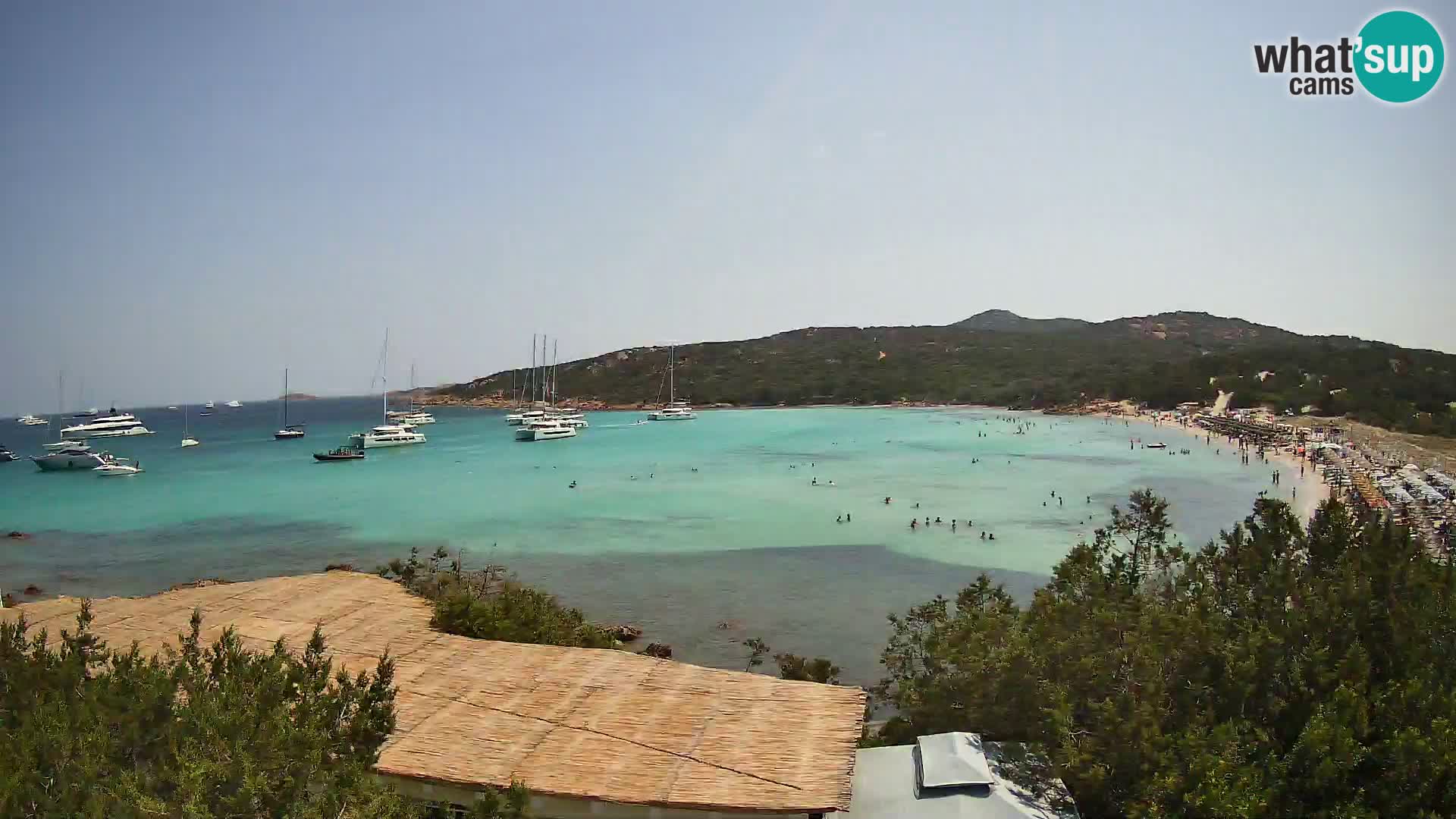 Webcam en direct de la plage de Pevero Arzachena – Sardaigne – Italie