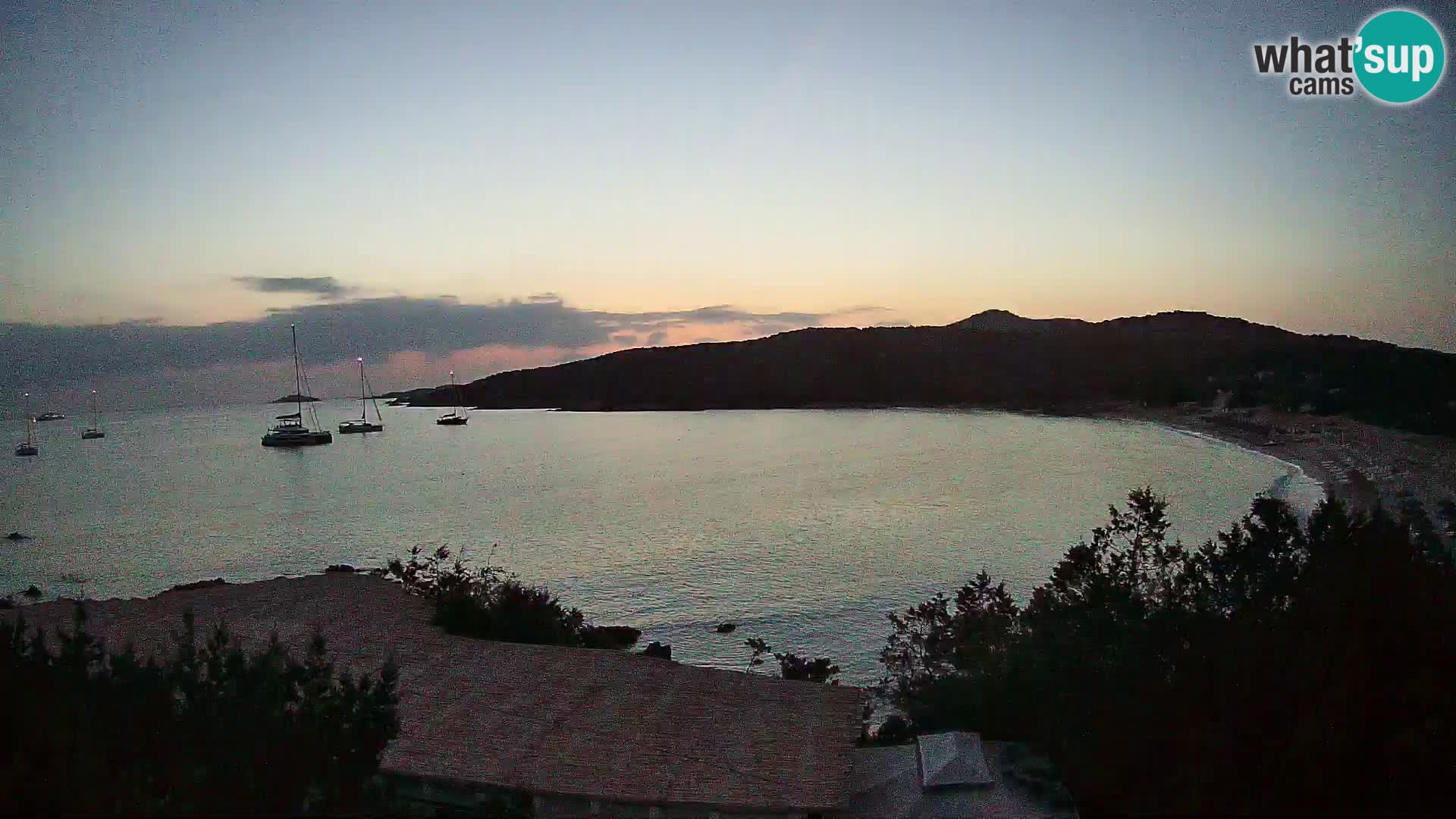 Webcam en direct de la plage de Pevero Arzachena – Sardaigne – Italie