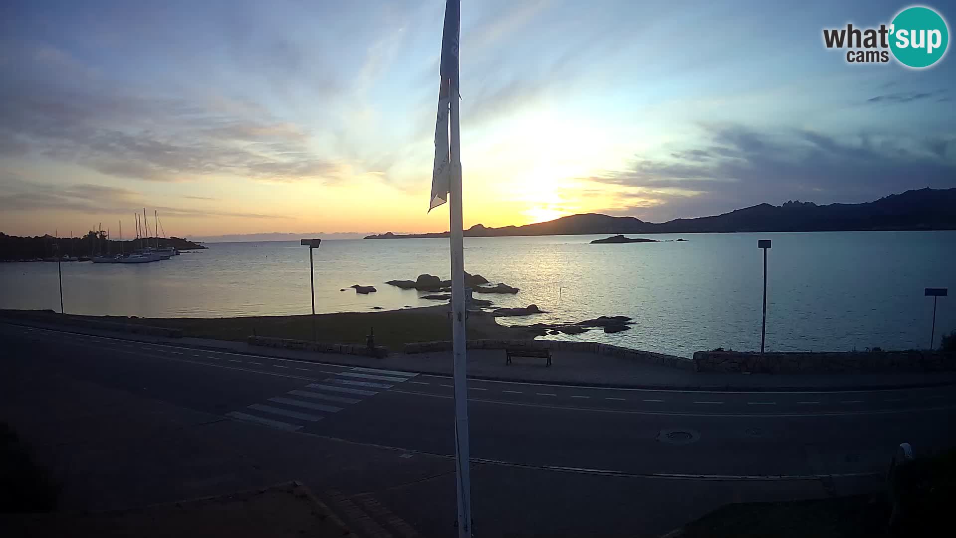 Live webcam Cannigione – Arzachena – Sardinia – Italy livecam
