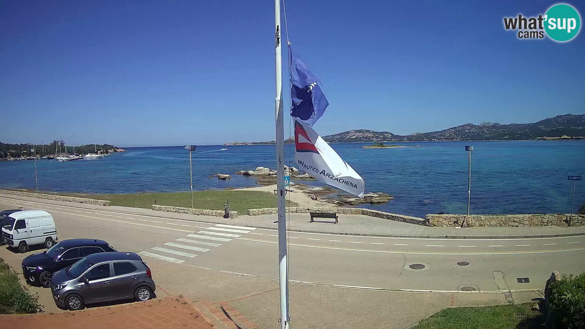 Live webcam Cannigione – Arzachena – Sardaigne – Italie livecam