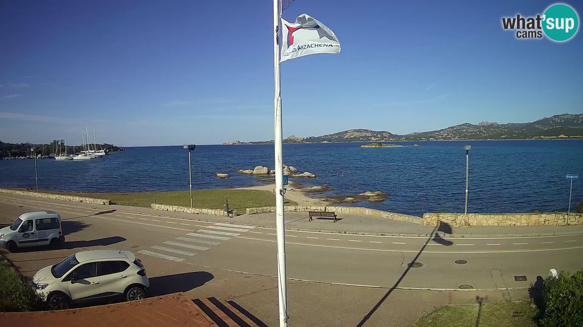 Live webcam Cannigione – Arzachena – Sardinia – Italy livecam