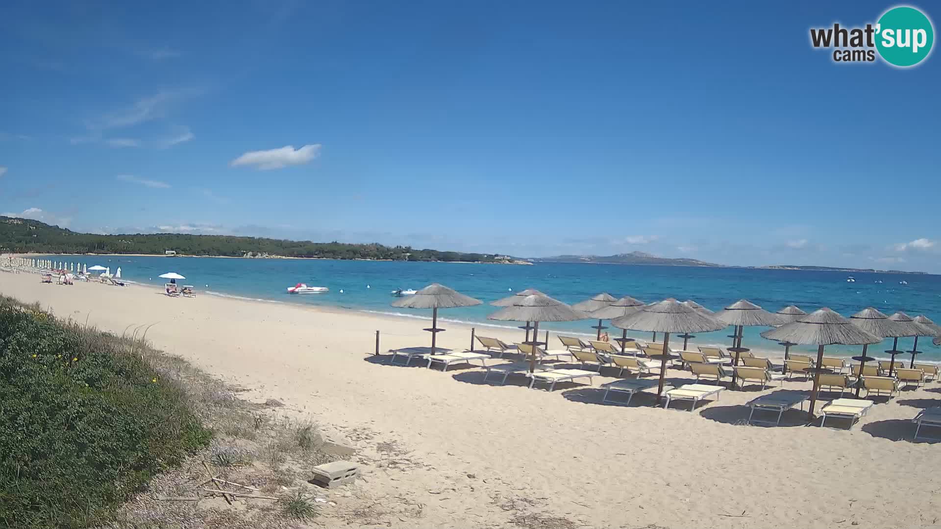 Strand-Webcam Mannena – Arzachena – Sardinien