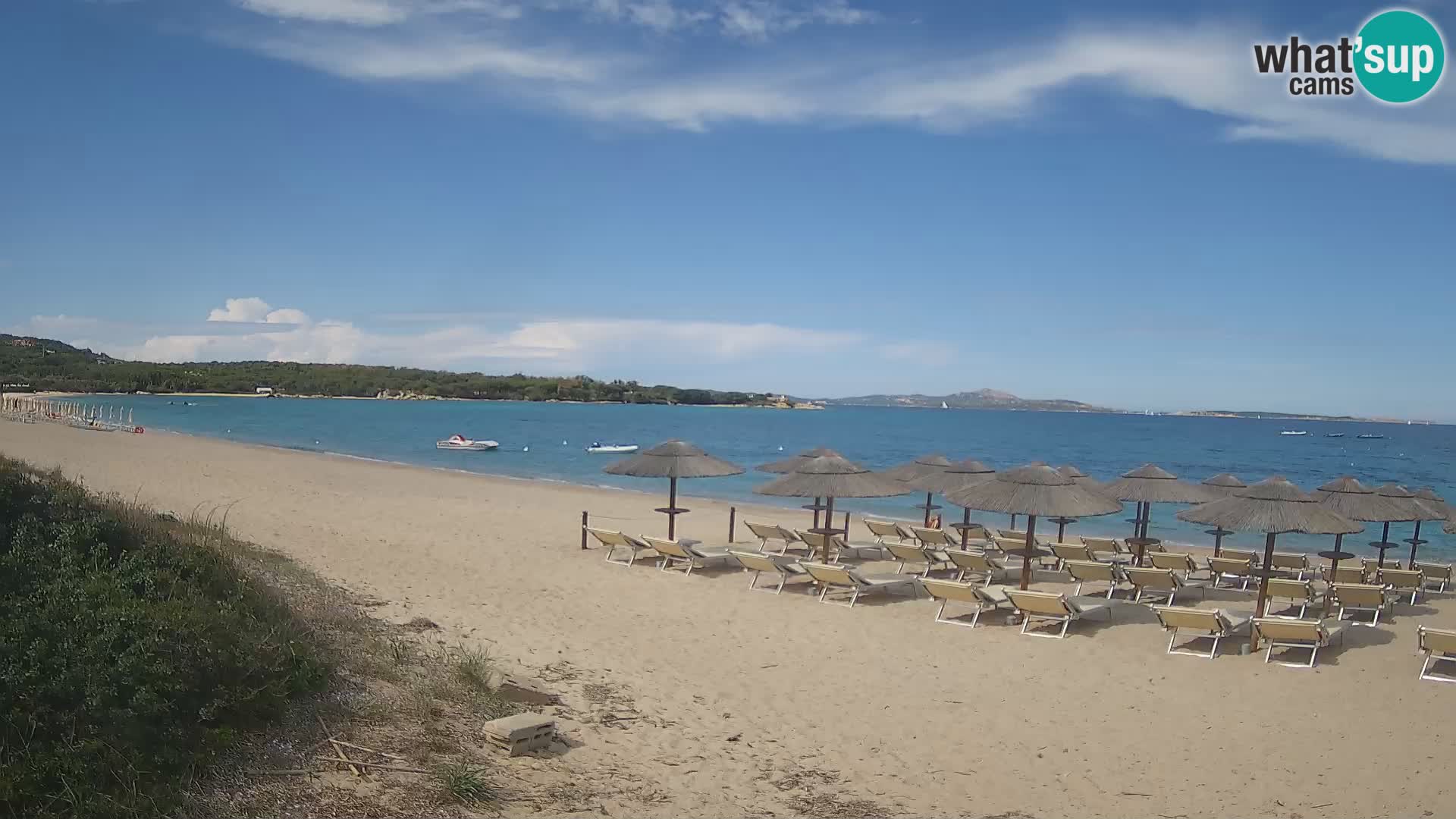 Strand-Webcam Mannena – Arzachena – Sardinien
