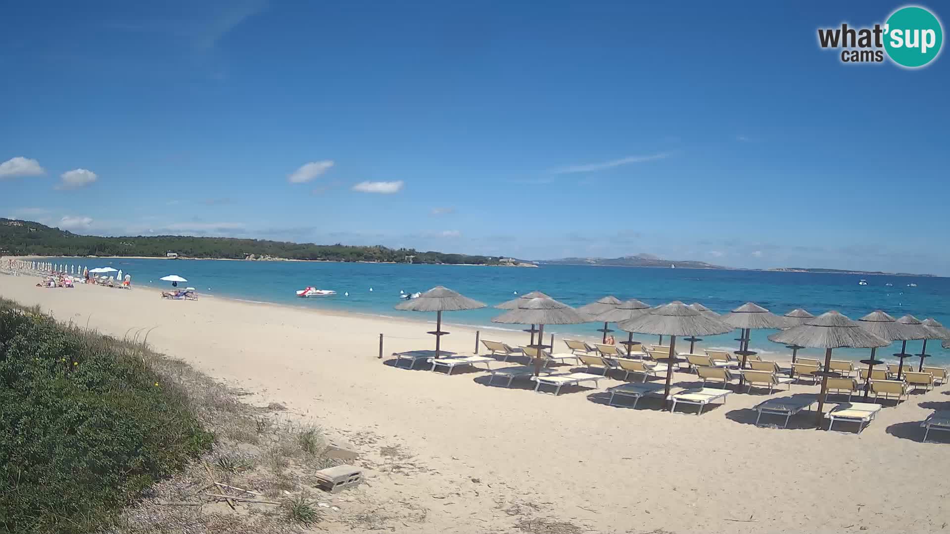 Strand-Webcam Mannena – Arzachena – Sardinien