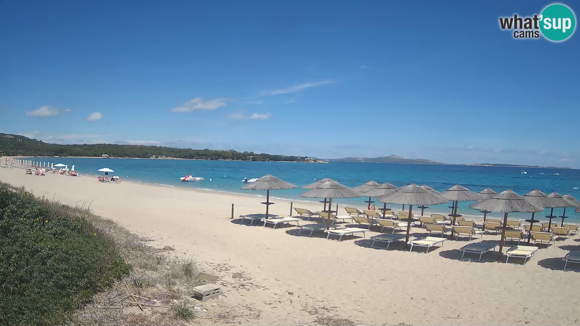 Strand-Webcam Mannena – Arzachena – Sardinien