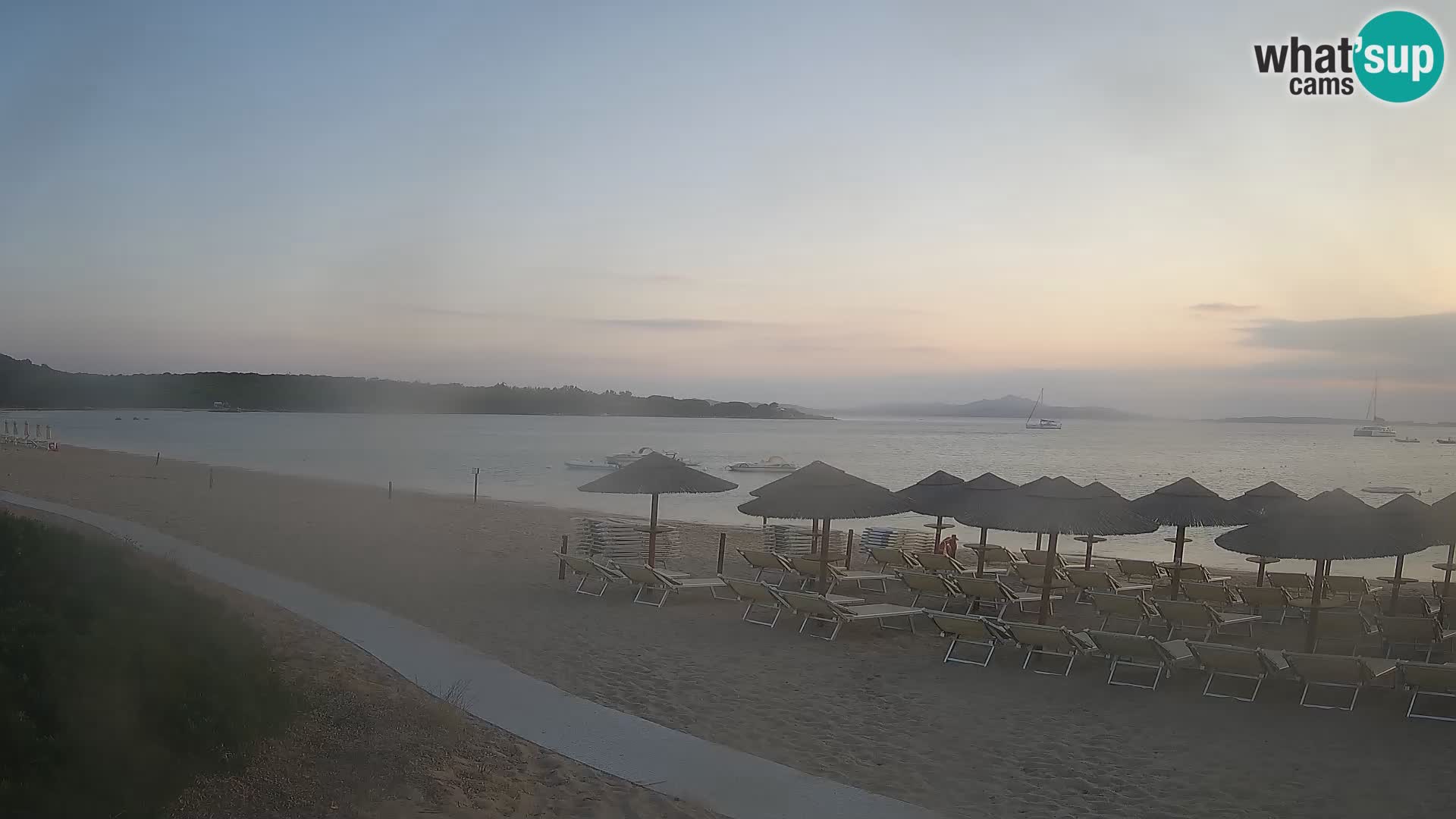 Spletna kamera na plaži Mannena – Arzachena – Sardinija