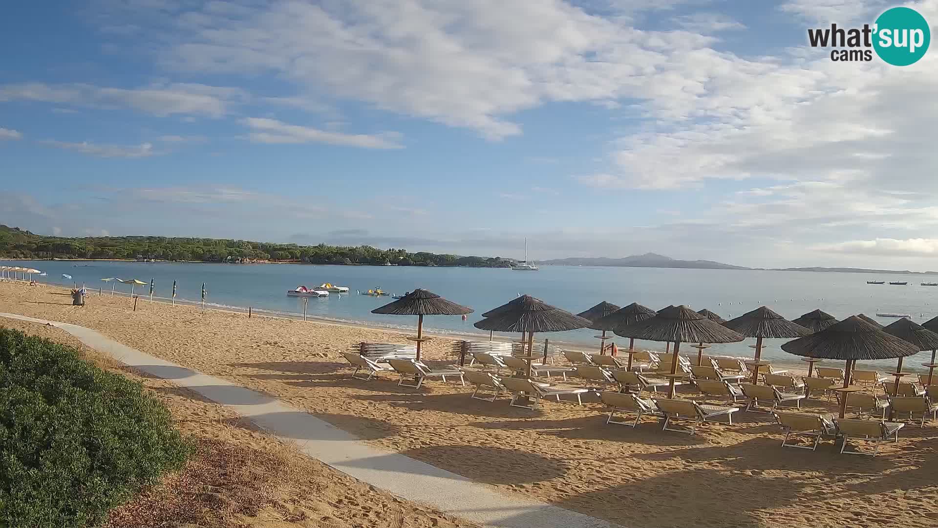 Mannena beach webcam – Arzachena – Sardinia