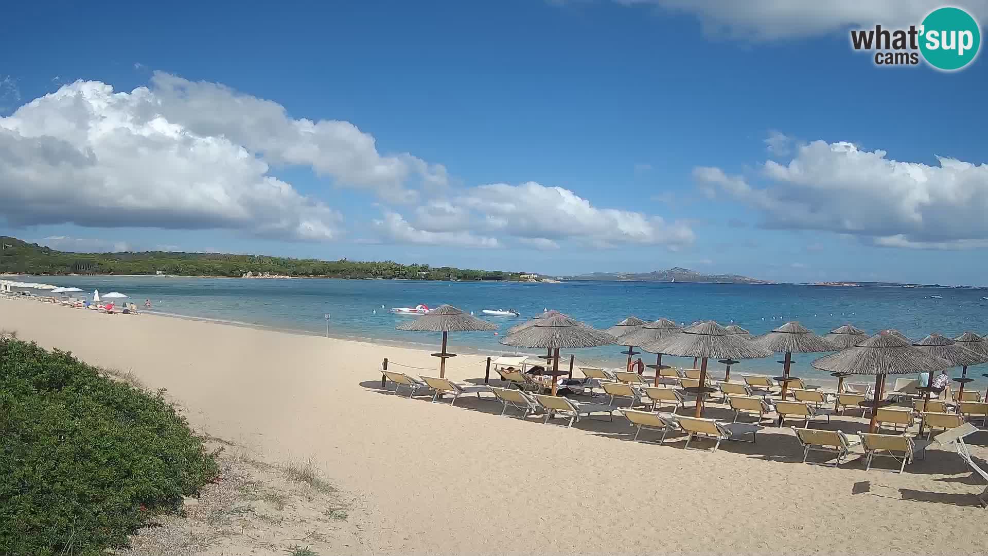 Spletna kamera na plaži Mannena – Arzachena – Sardinija