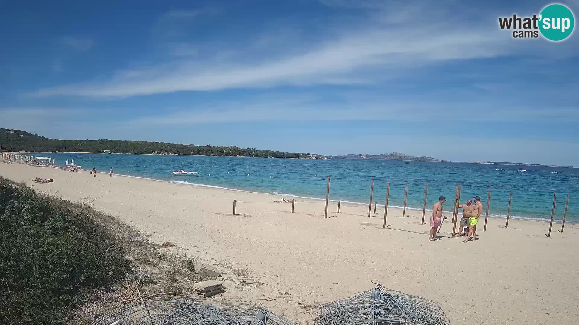 Web kamera na plaži Mannena – Arzachena – Sardinija