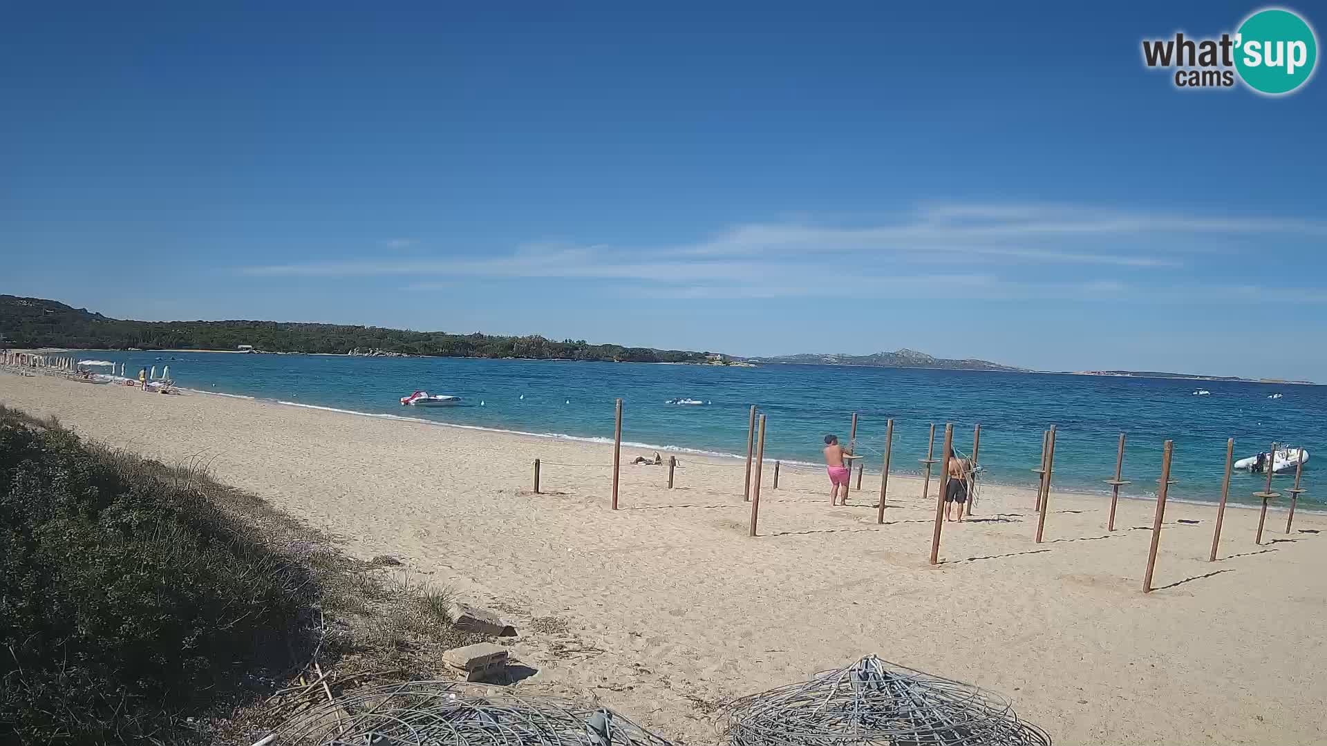Spletna kamera na plaži Mannena – Arzachena – Sardinija