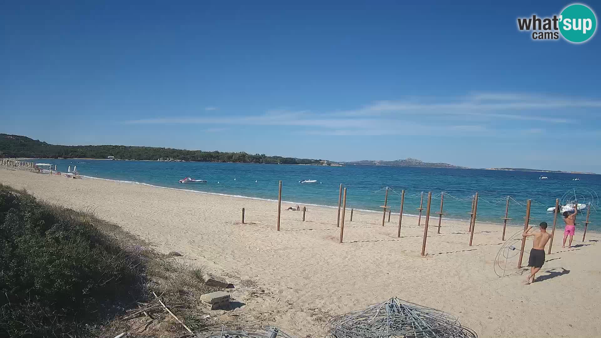 Spletna kamera na plaži Mannena – Arzachena – Sardinija