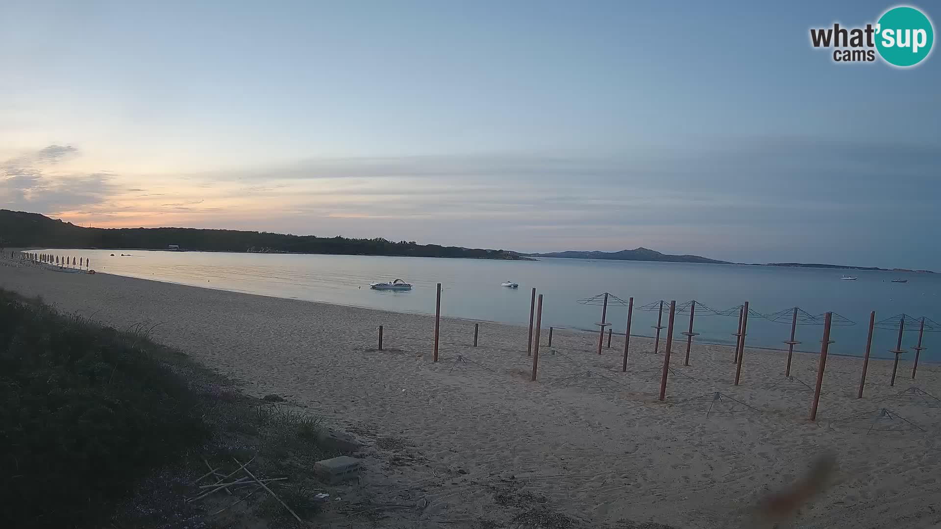 Spletna kamera na plaži Mannena – Arzachena – Sardinija