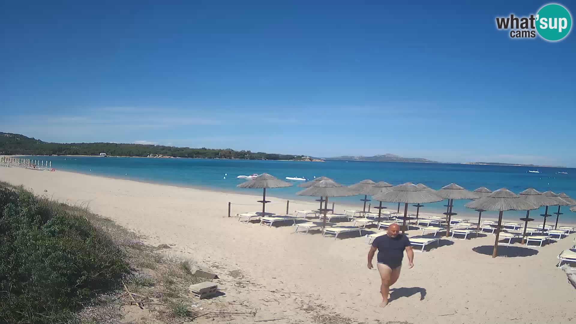 Strand-Webcam Mannena – Arzachena – Sardinien