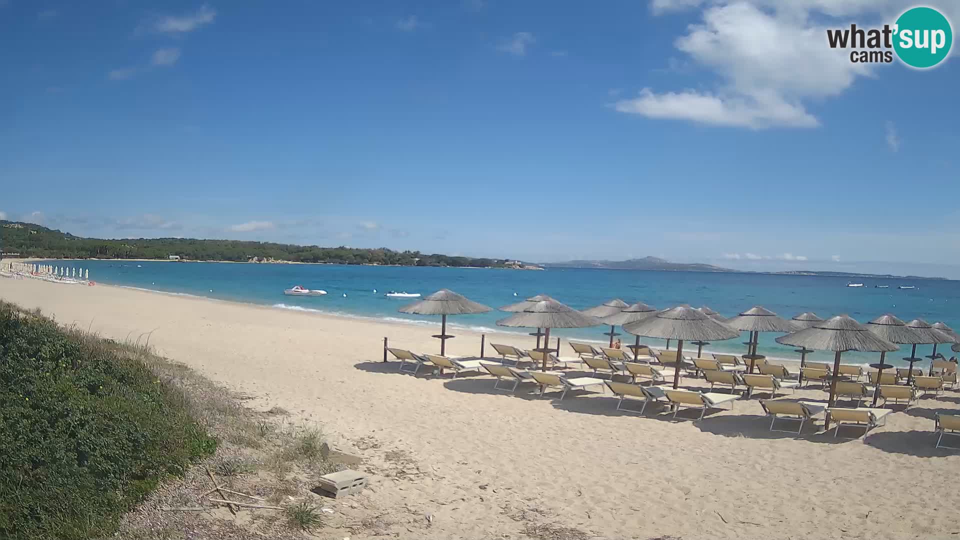 Strand-Webcam Mannena – Arzachena – Sardinien