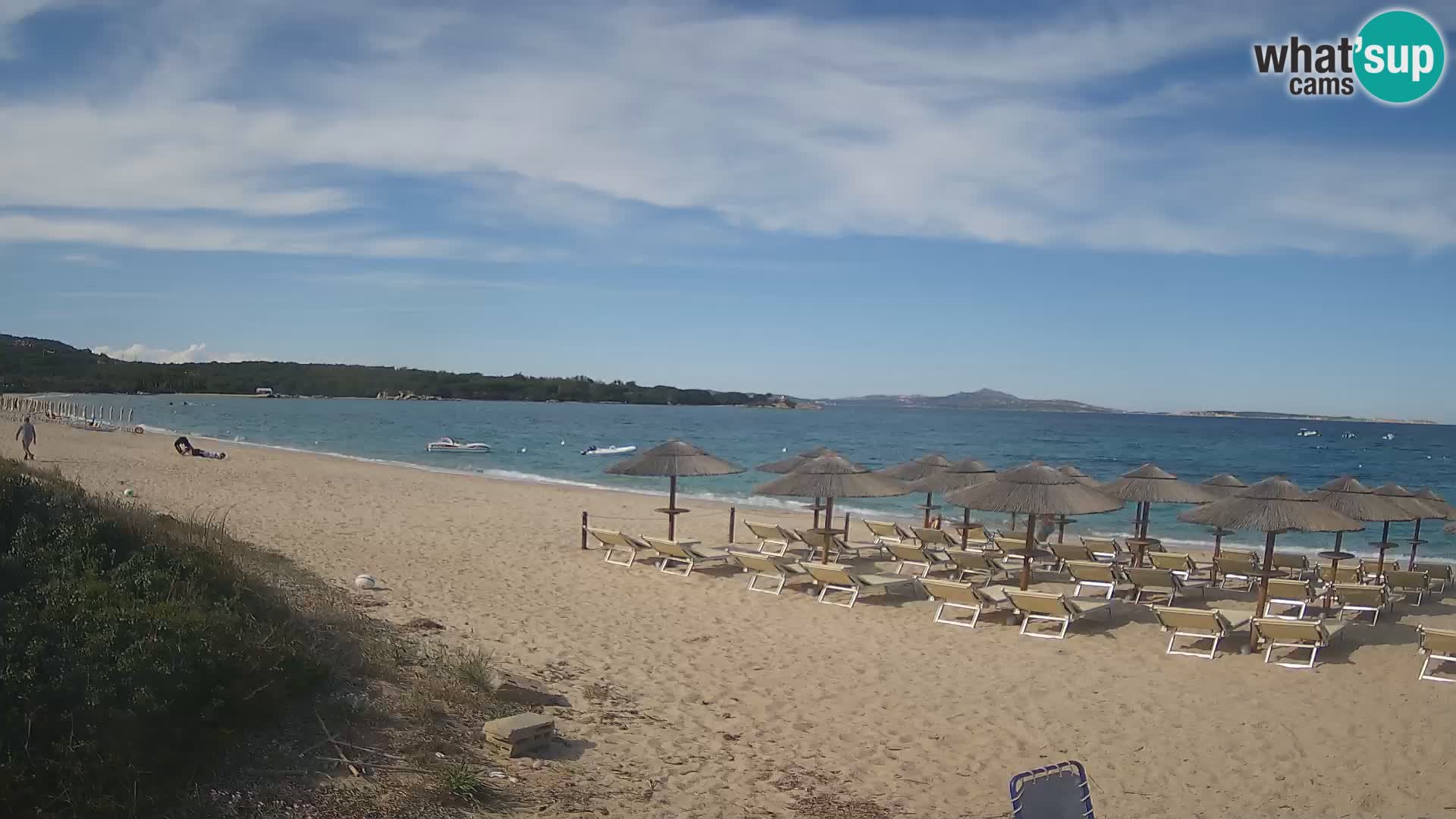 Spletna kamera na plaži Mannena – Arzachena – Sardinija