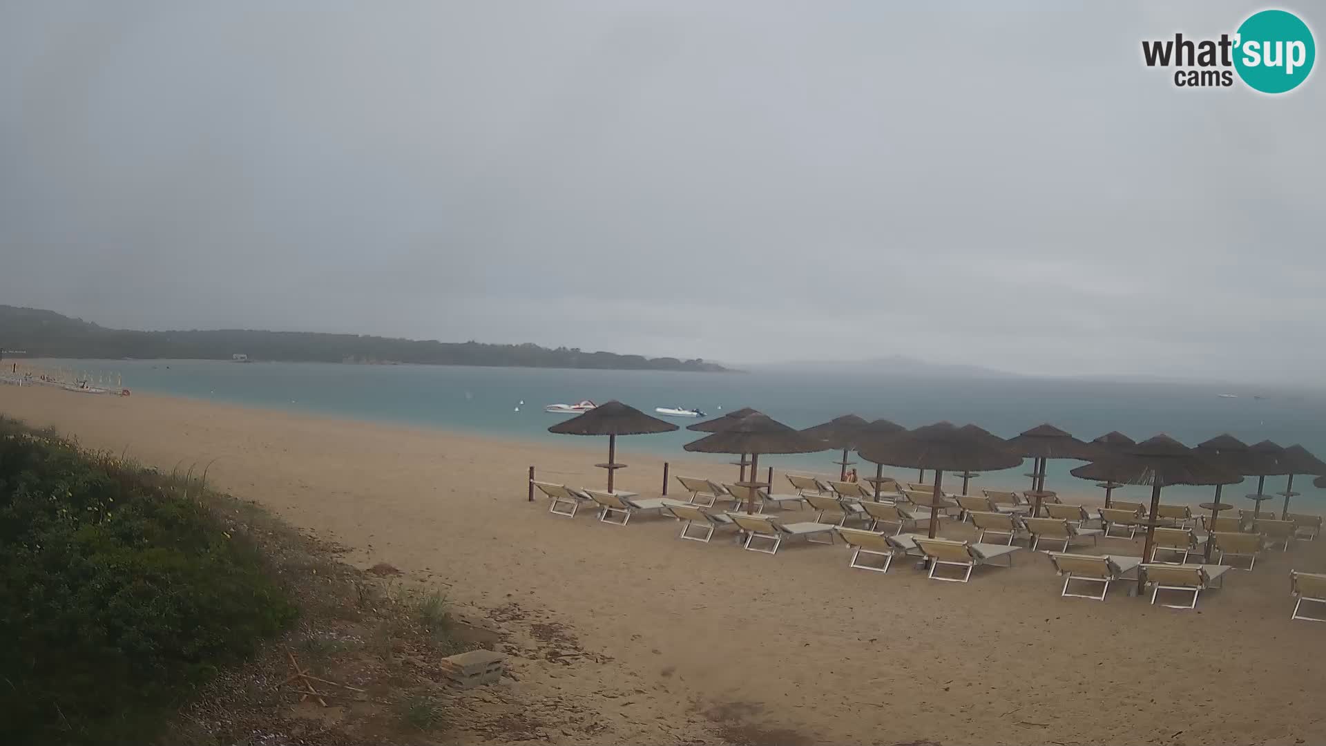 Spletna kamera na plaži Mannena – Arzachena – Sardinija