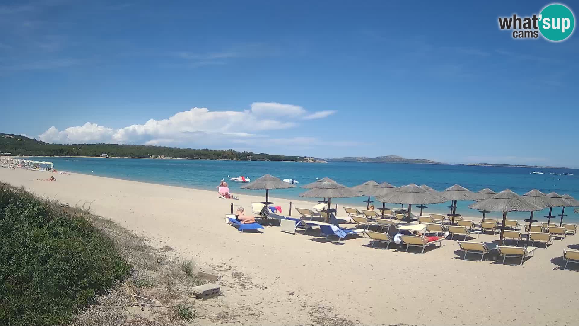 Strand-Webcam Mannena – Arzachena – Sardinien