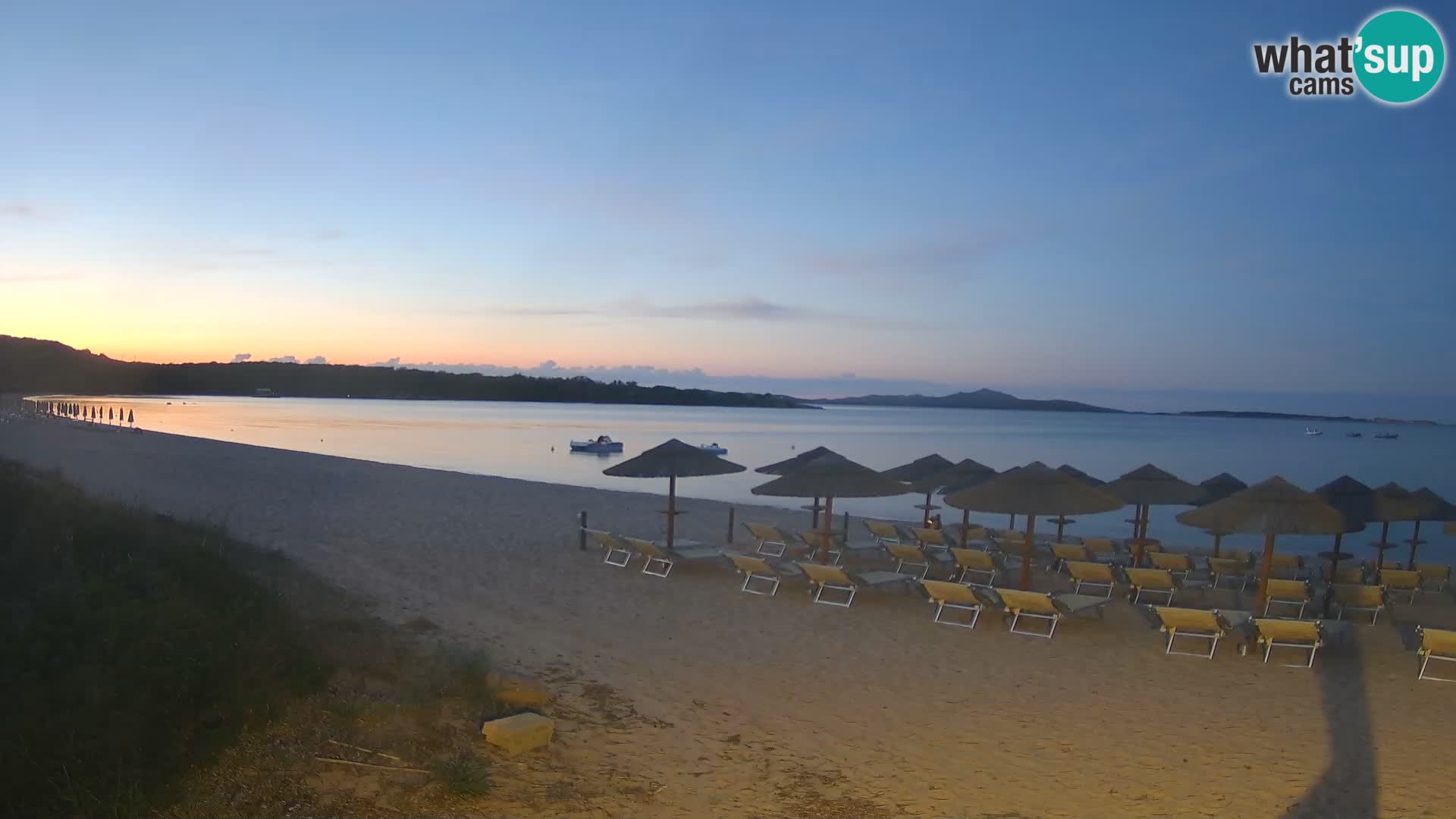 Spletna kamera na plaži Mannena – Arzachena – Sardinija