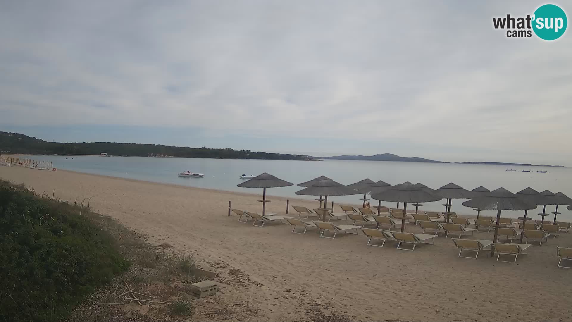 Spletna kamera na plaži Mannena – Arzachena – Sardinija