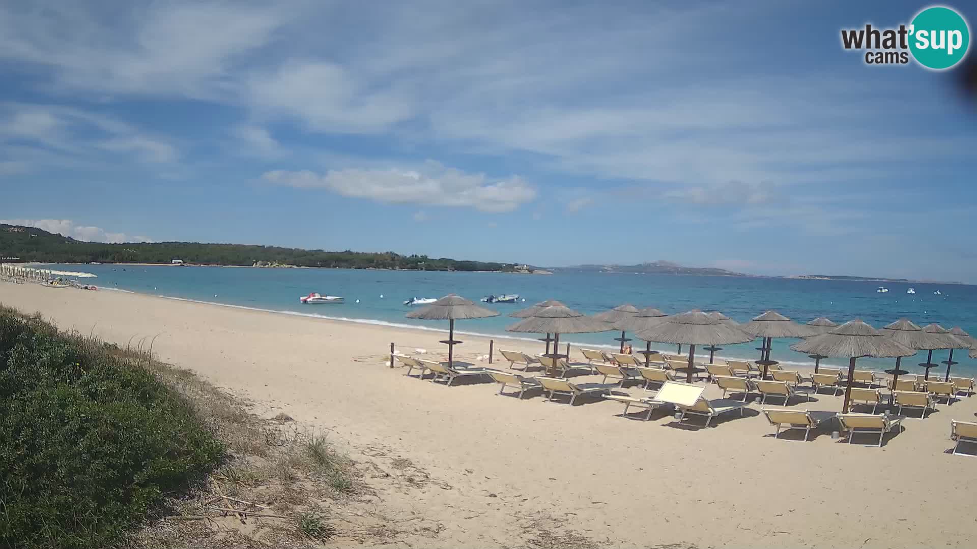 Strand-Webcam Mannena – Arzachena – Sardinien