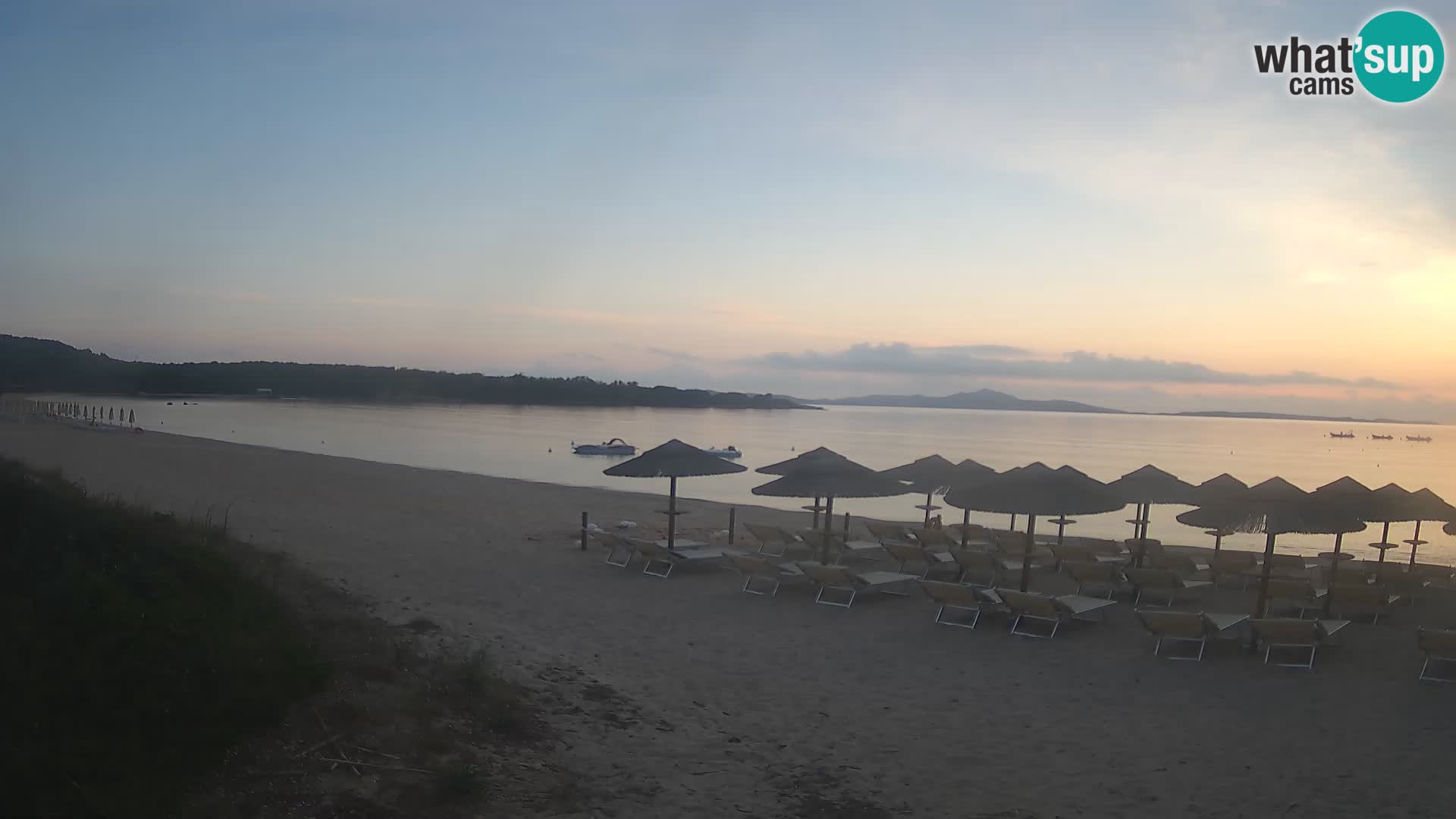 Spletna kamera na plaži Mannena – Arzachena – Sardinija