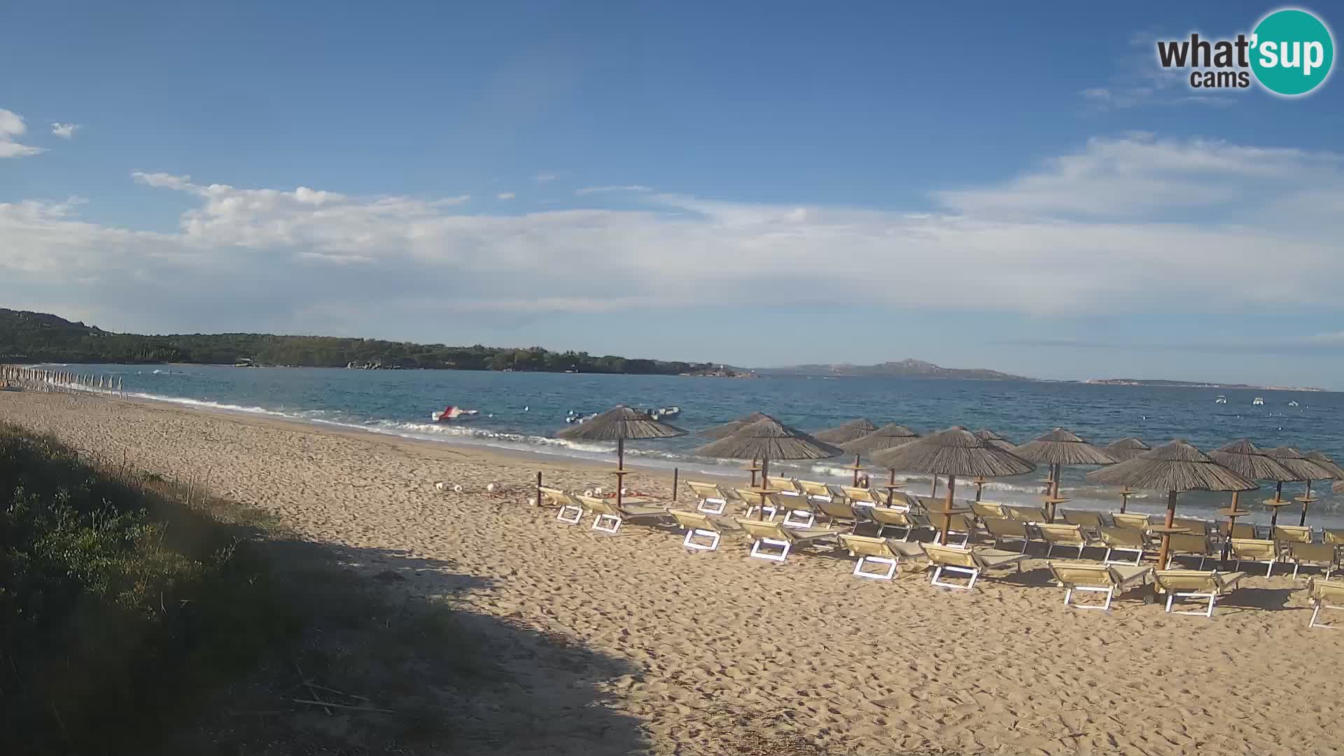 Spletna kamera na plaži Mannena – Arzachena – Sardinija