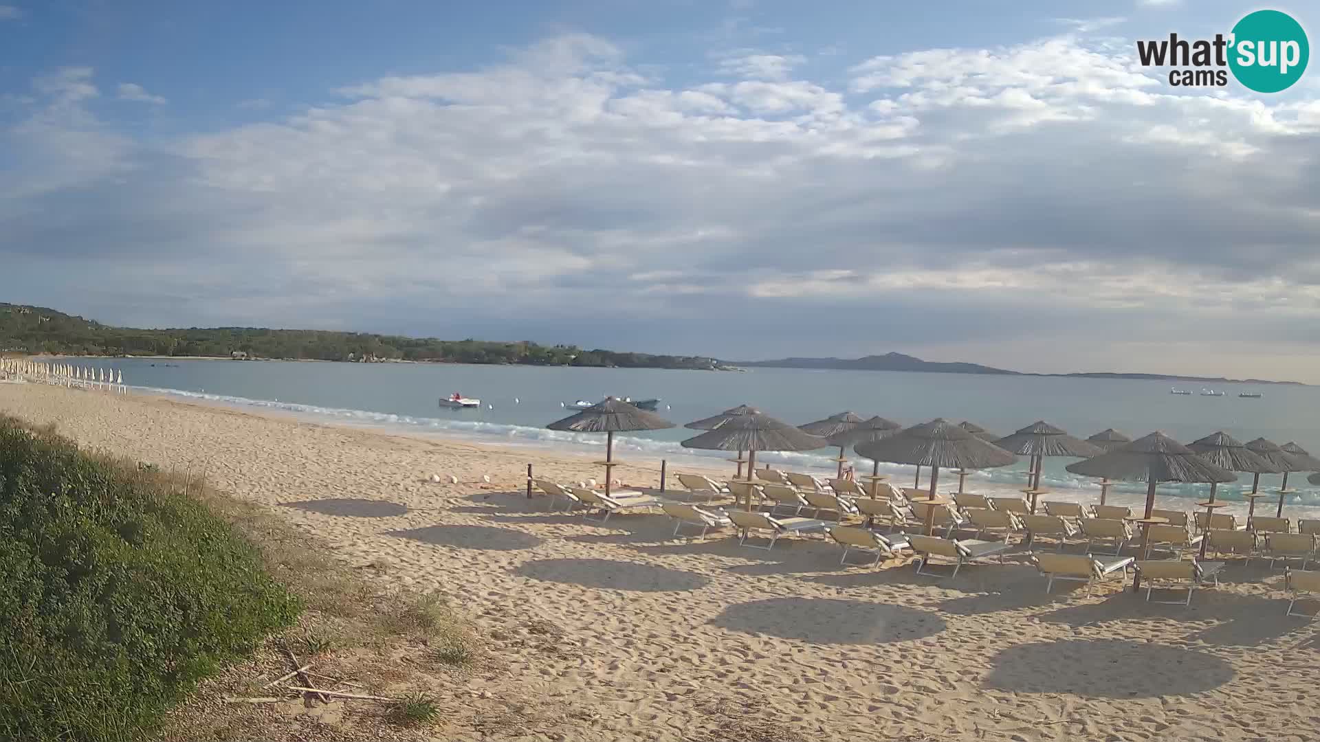 Web kamera na plaži Mannena – Arzachena – Sardinija