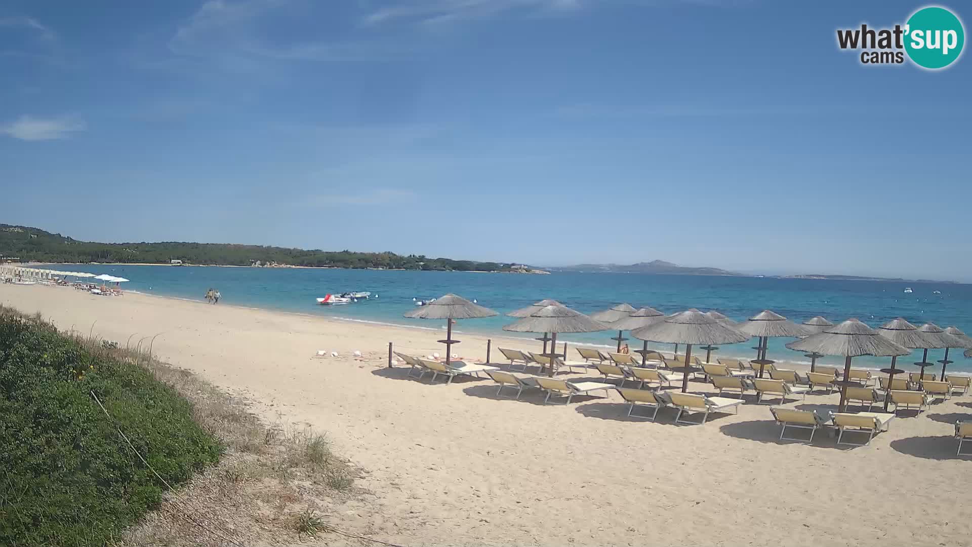 Spletna kamera na plaži Mannena – Arzachena – Sardinija