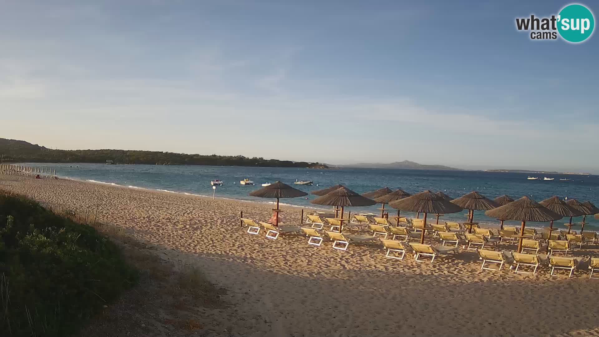 Spletna kamera na plaži Mannena – Arzachena – Sardinija