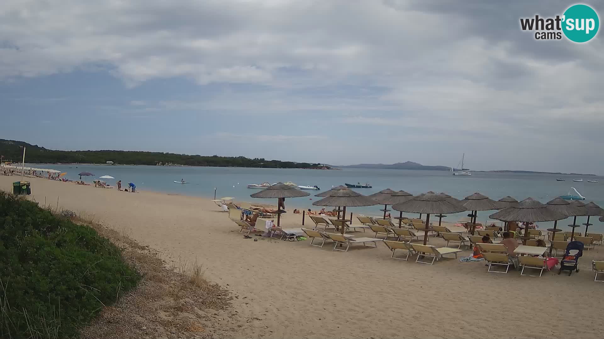 Strand-Webcam Mannena – Arzachena – Sardinien