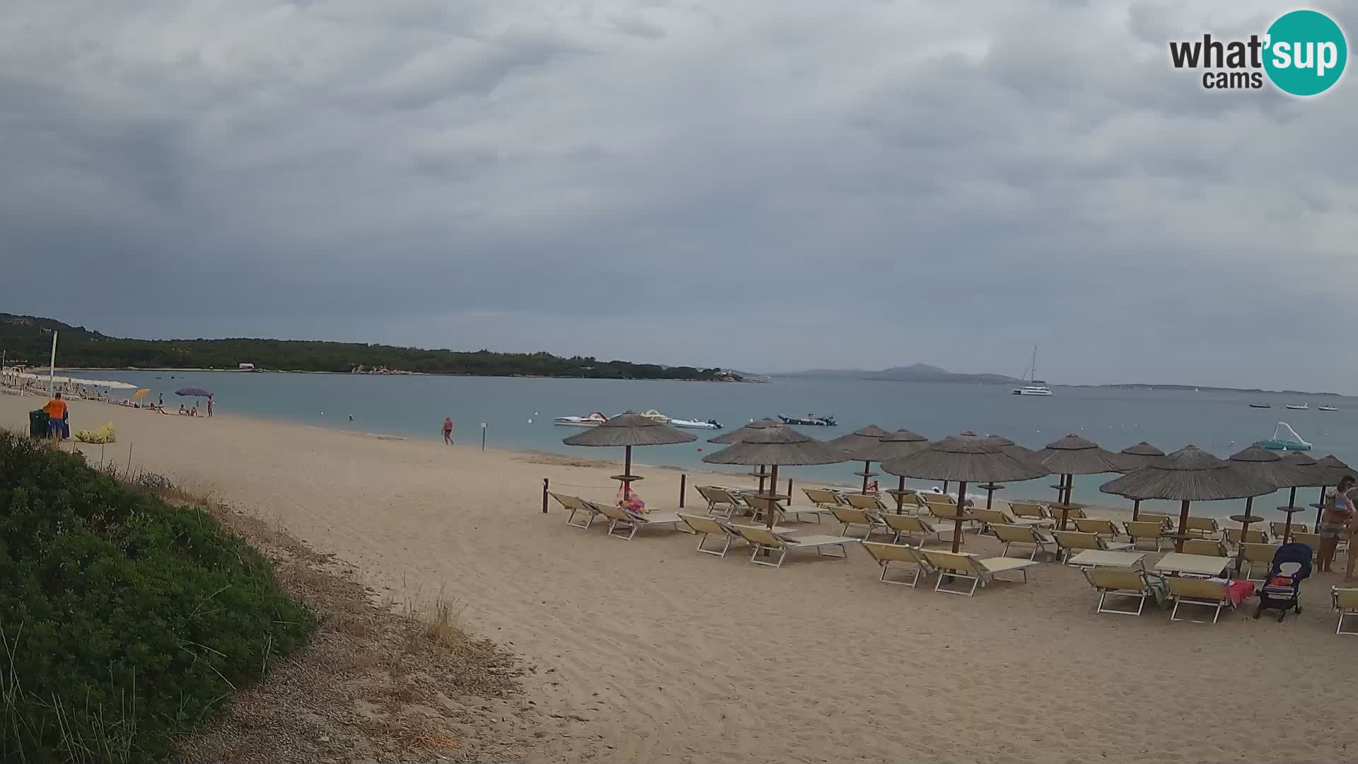 Spletna kamera na plaži Mannena – Arzachena – Sardinija