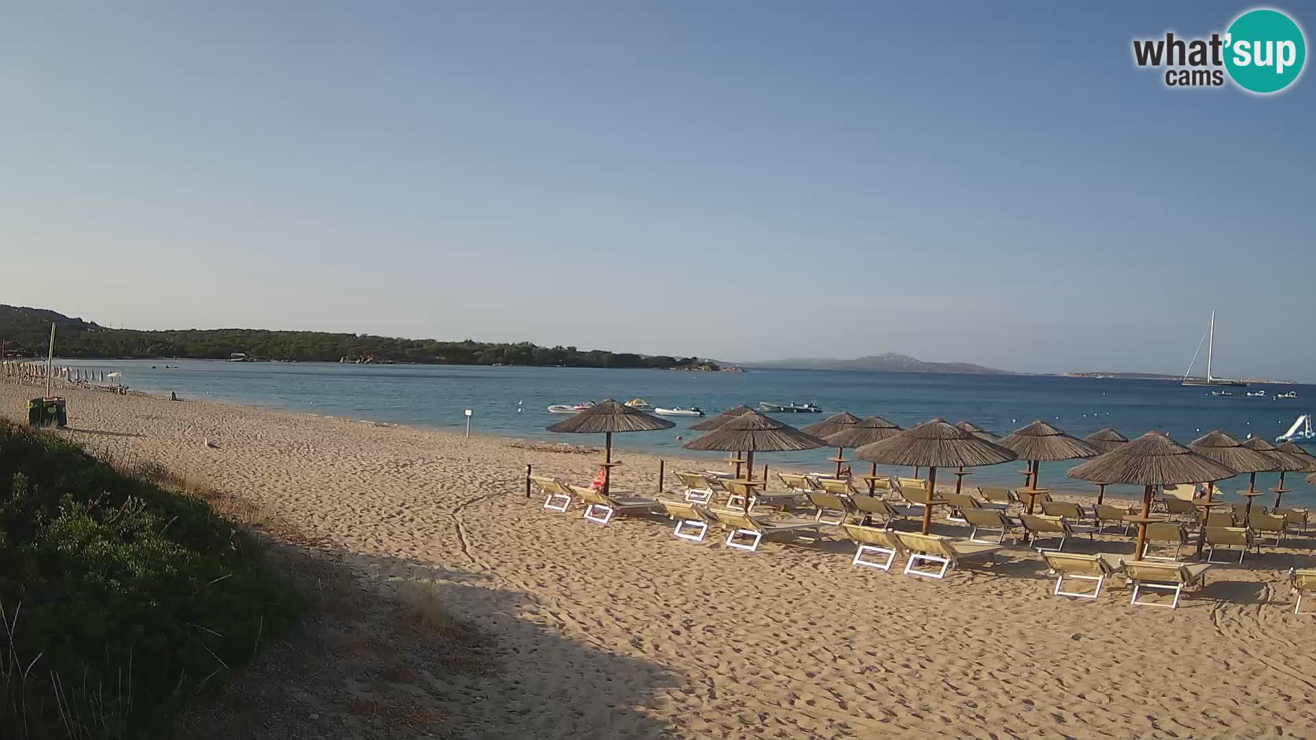 Strand-Webcam Mannena – Arzachena – Sardinien