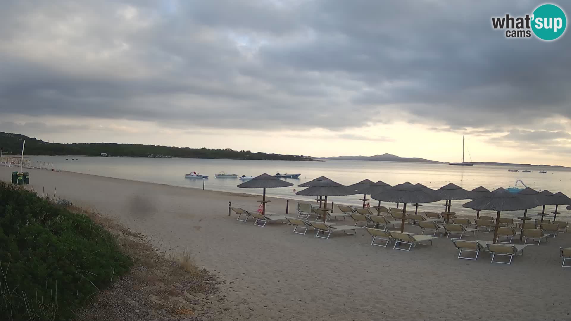 Strand-Webcam Mannena – Arzachena – Sardinien