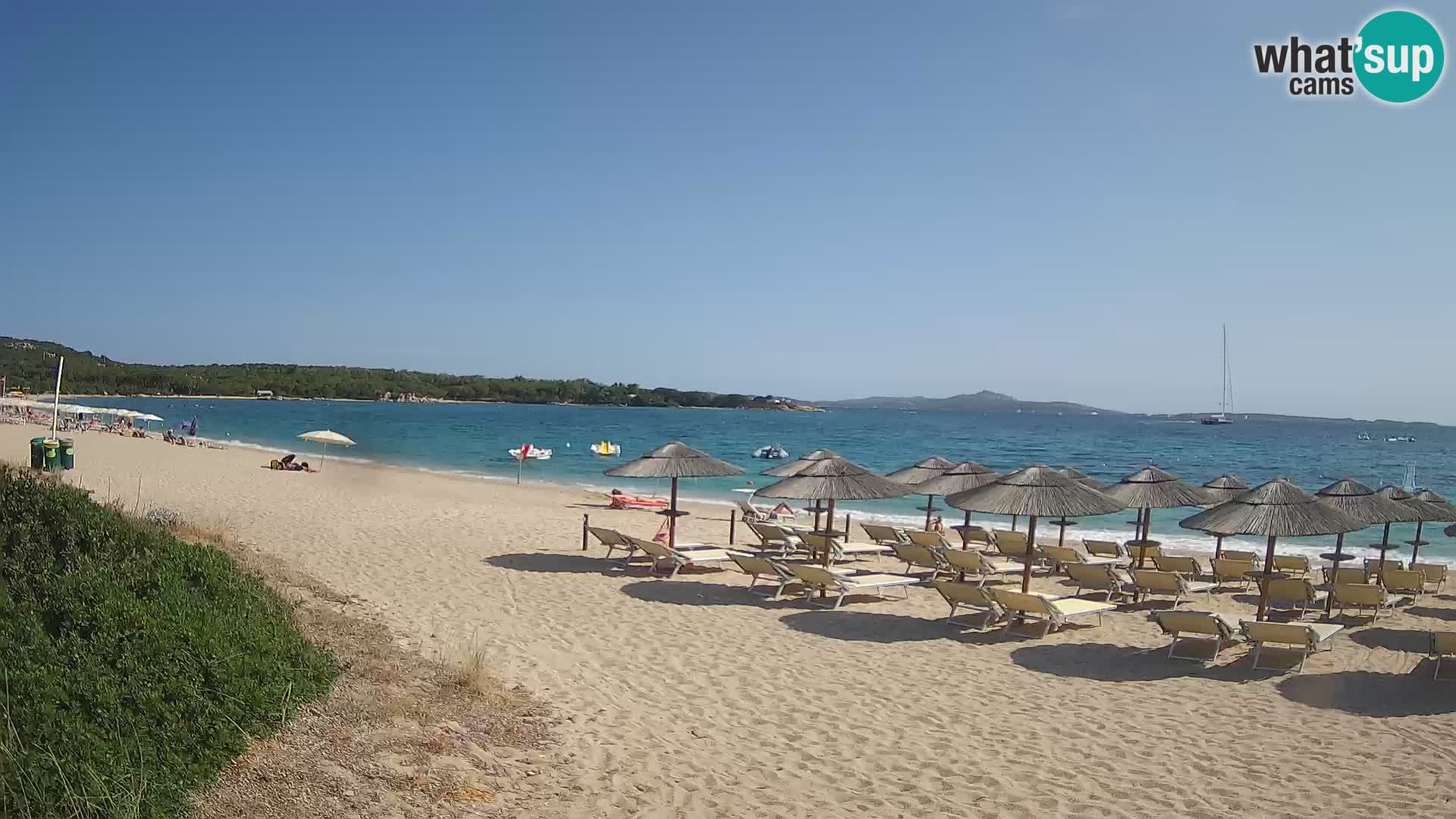 Strand-Webcam Mannena – Arzachena – Sardinien