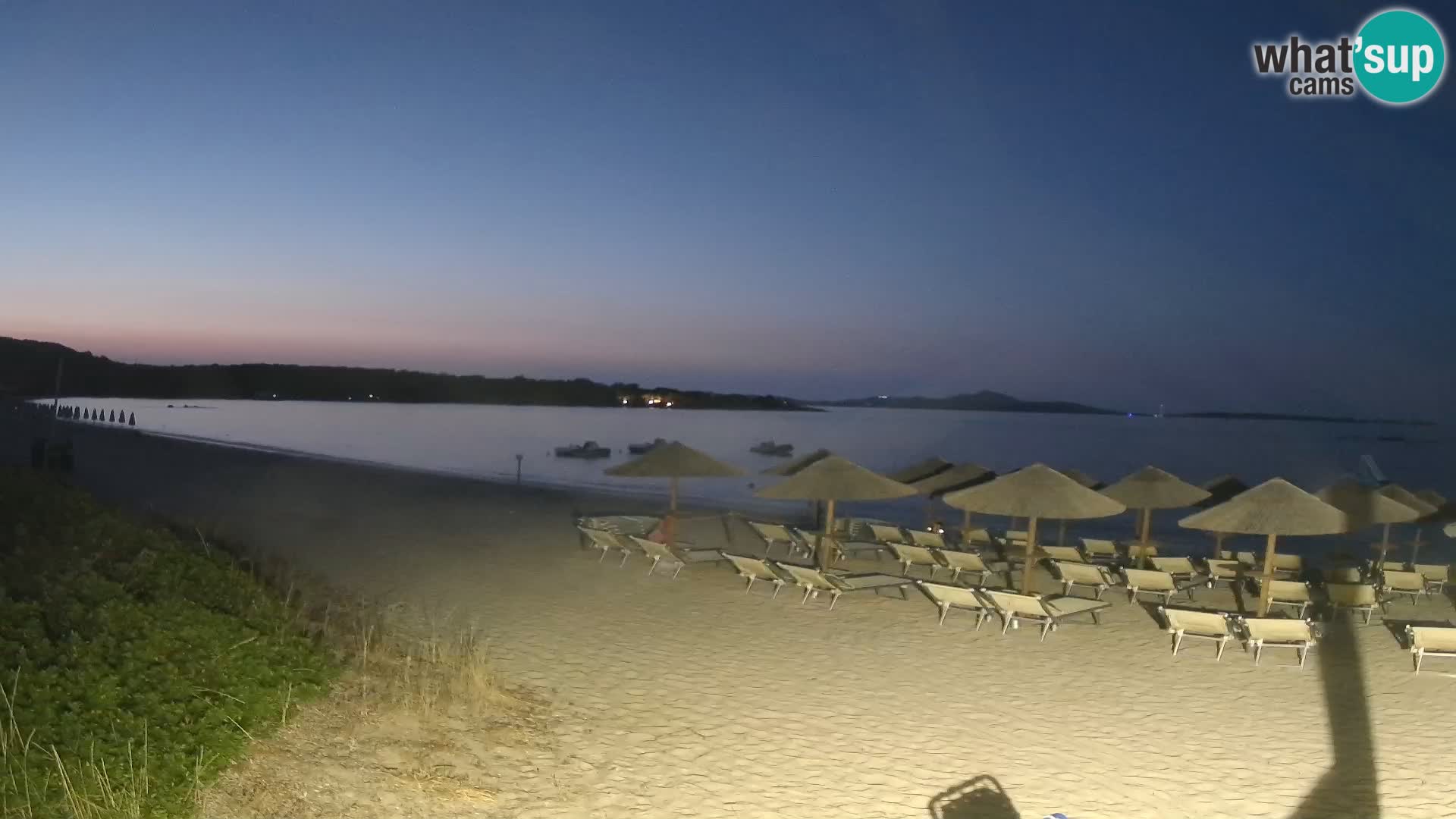 Spletna kamera na plaži Mannena – Arzachena – Sardinija