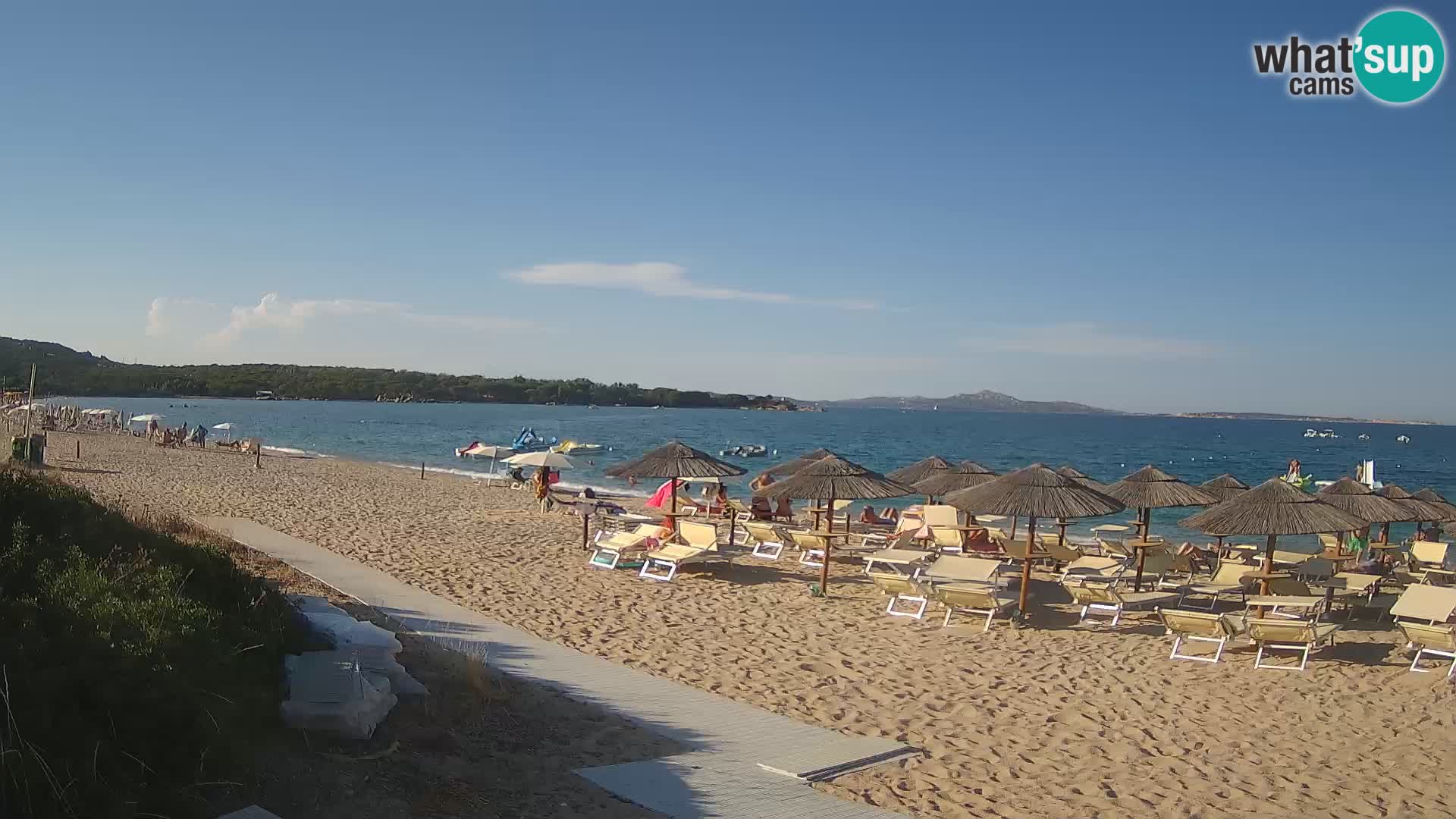 Web kamera na plaži Mannena – Arzachena – Sardinija