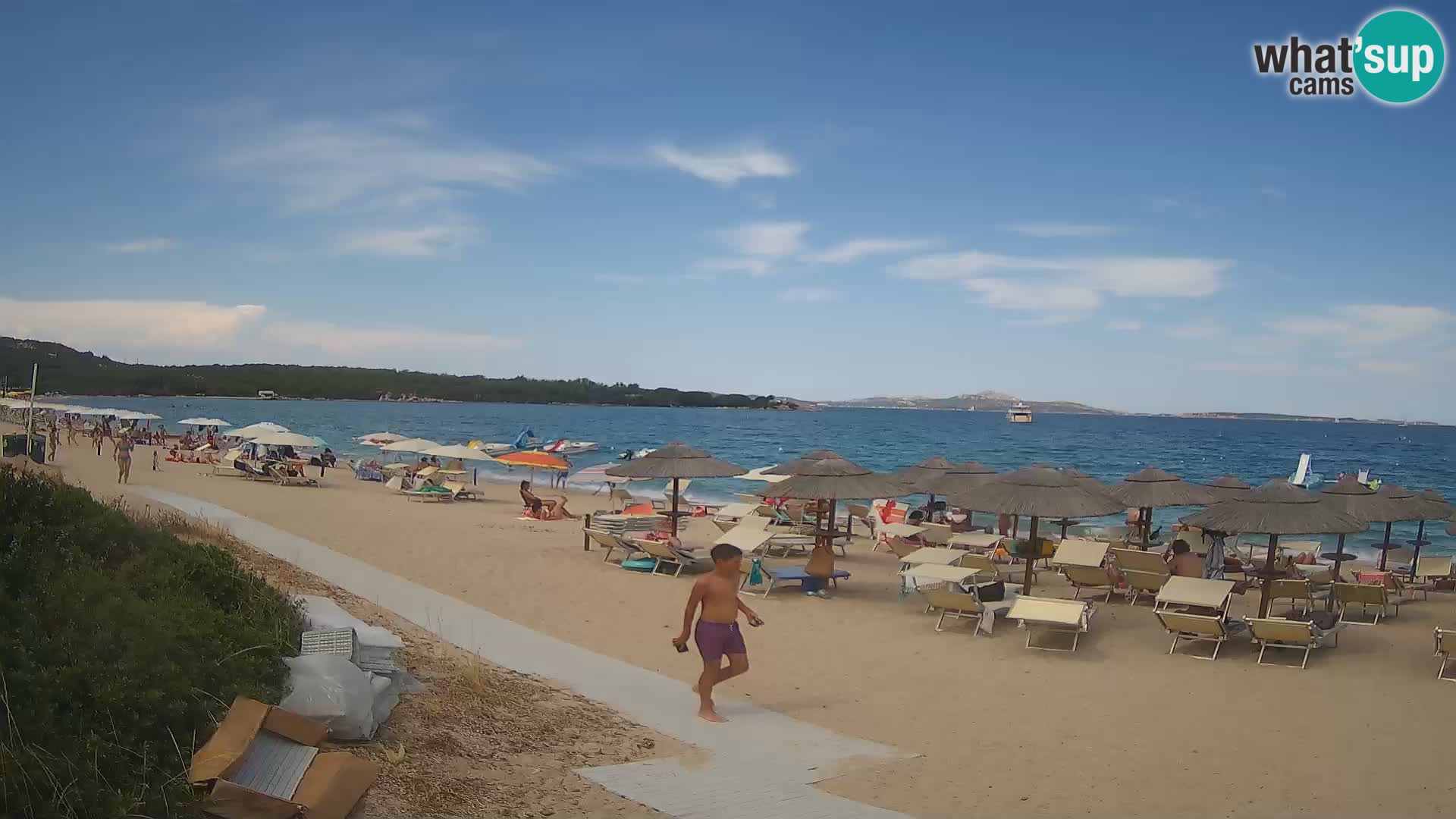 Web kamera na plaži Mannena – Arzachena – Sardinija